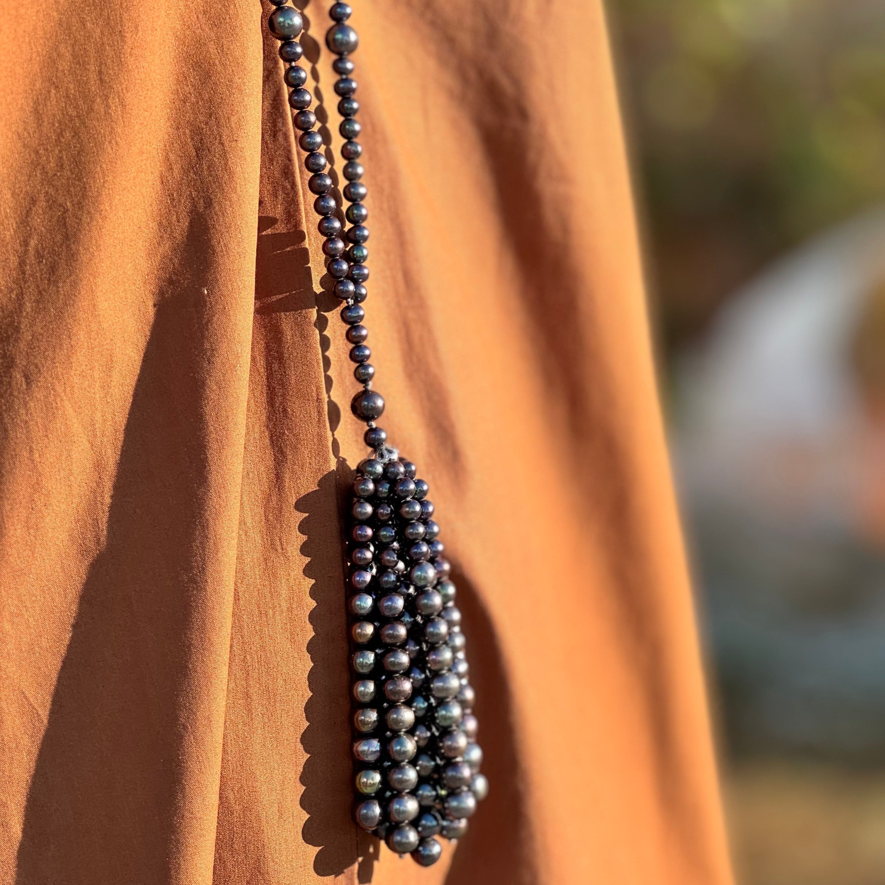 COLLANA LAYLA PERLE GRIGIE