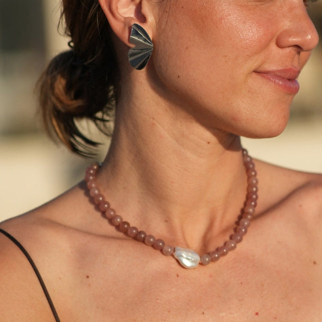 COLLANA AVVENTURINA ROSA