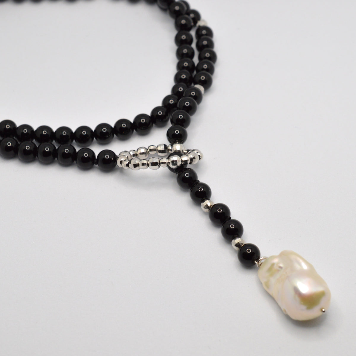 COLLANA CRAVATTA ONICE