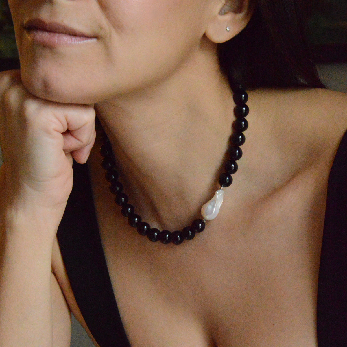 COLLANA SCILLA ONICE