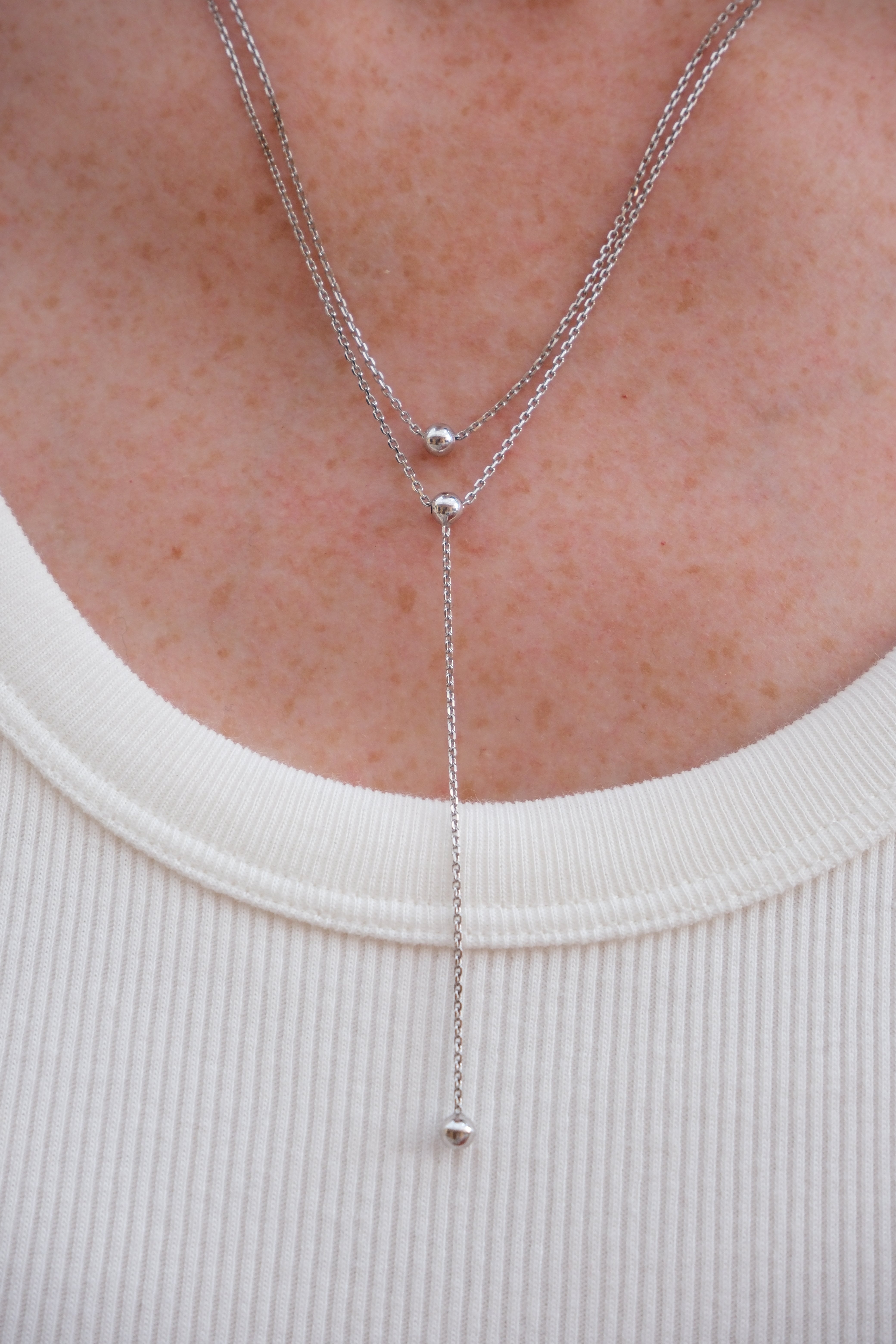 COLLANA IN ARGENTO DOUBLE ORBITAL