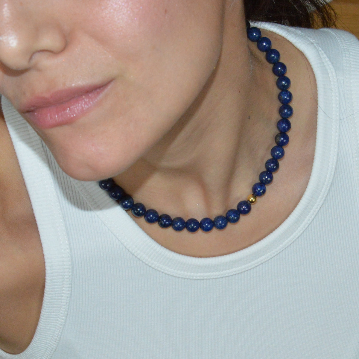 COLLANA SELENE LAPISLAZZULI