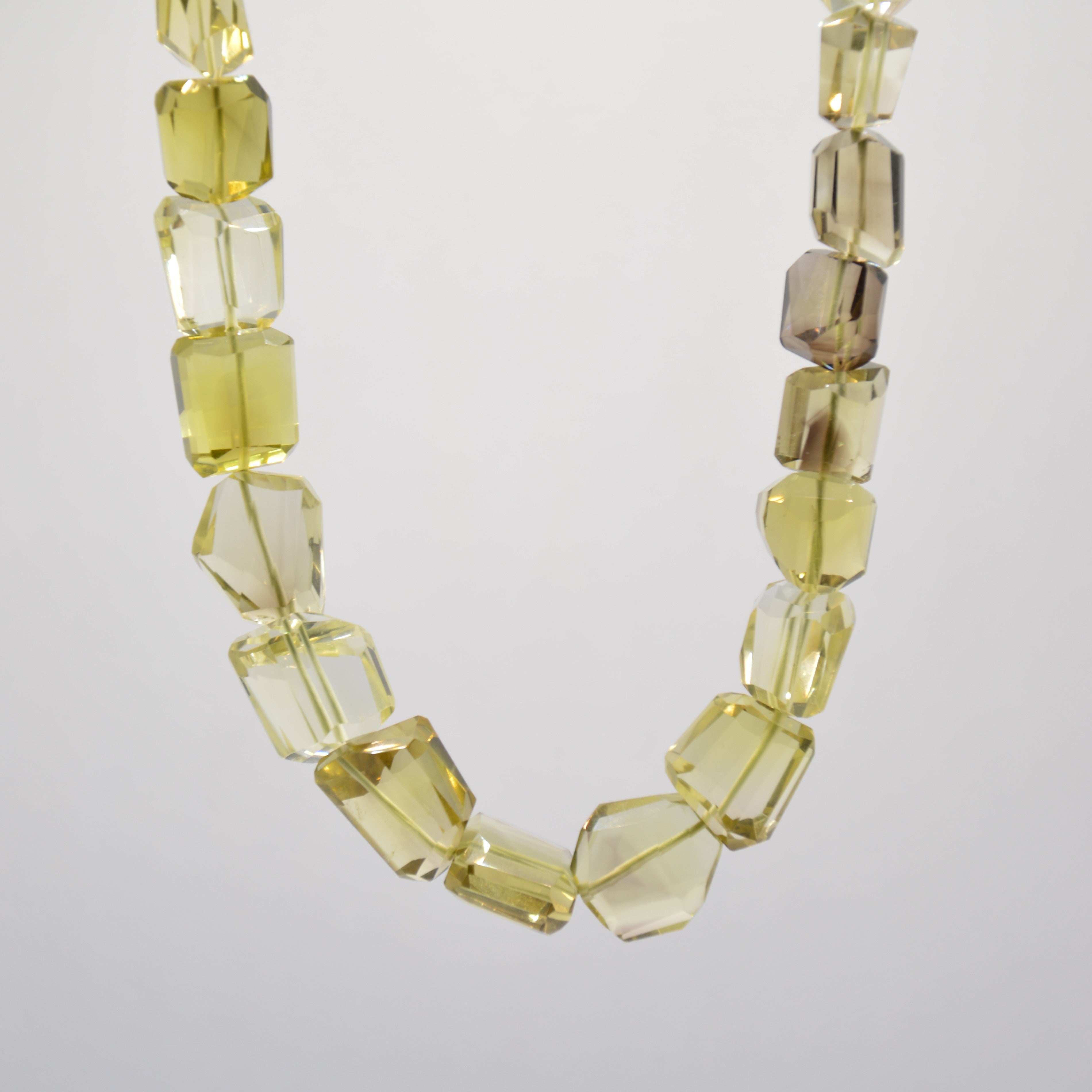 COLLANA CRISTALLI DI QUARZO LEMON