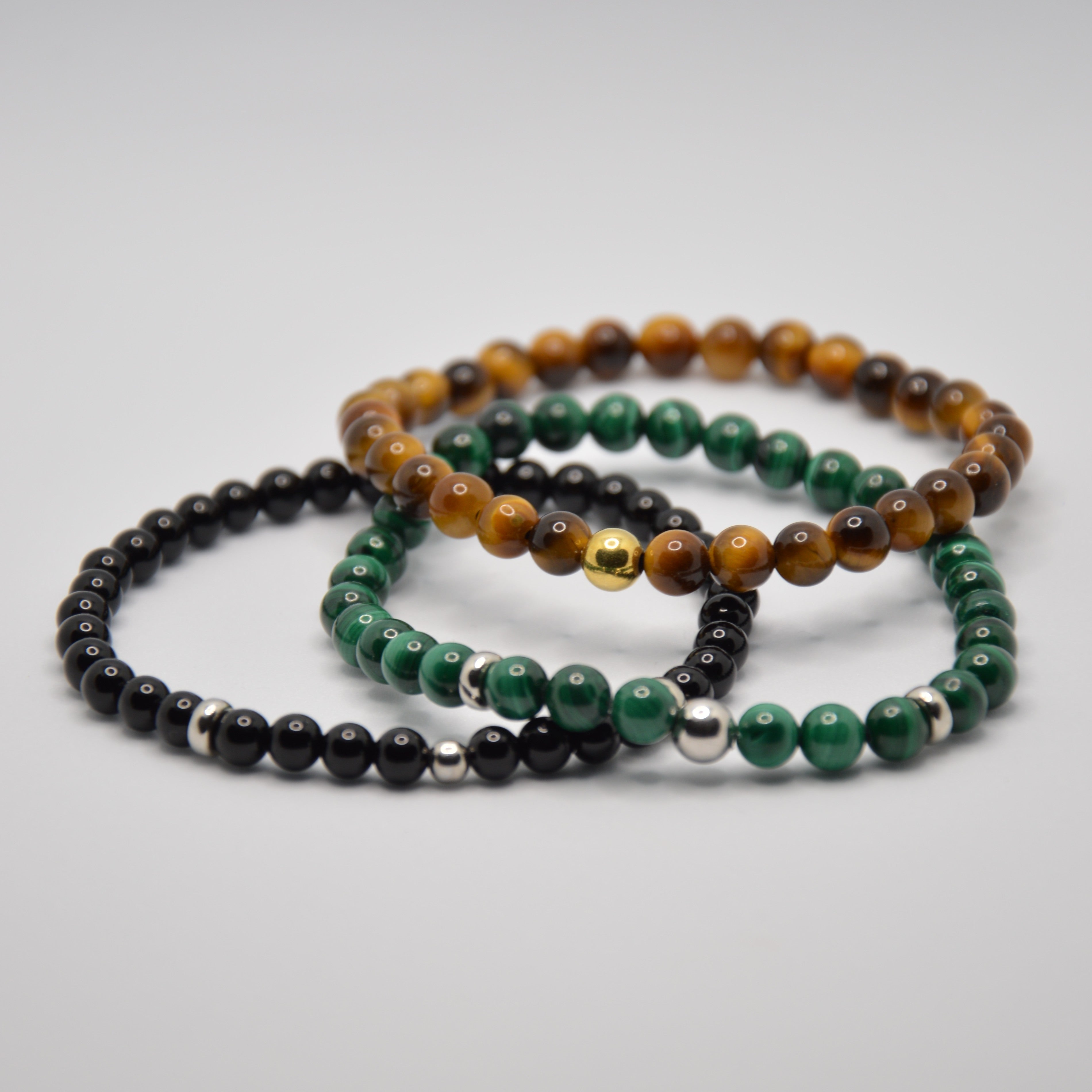 BRACCIALE ELASTICO MALACHITE
