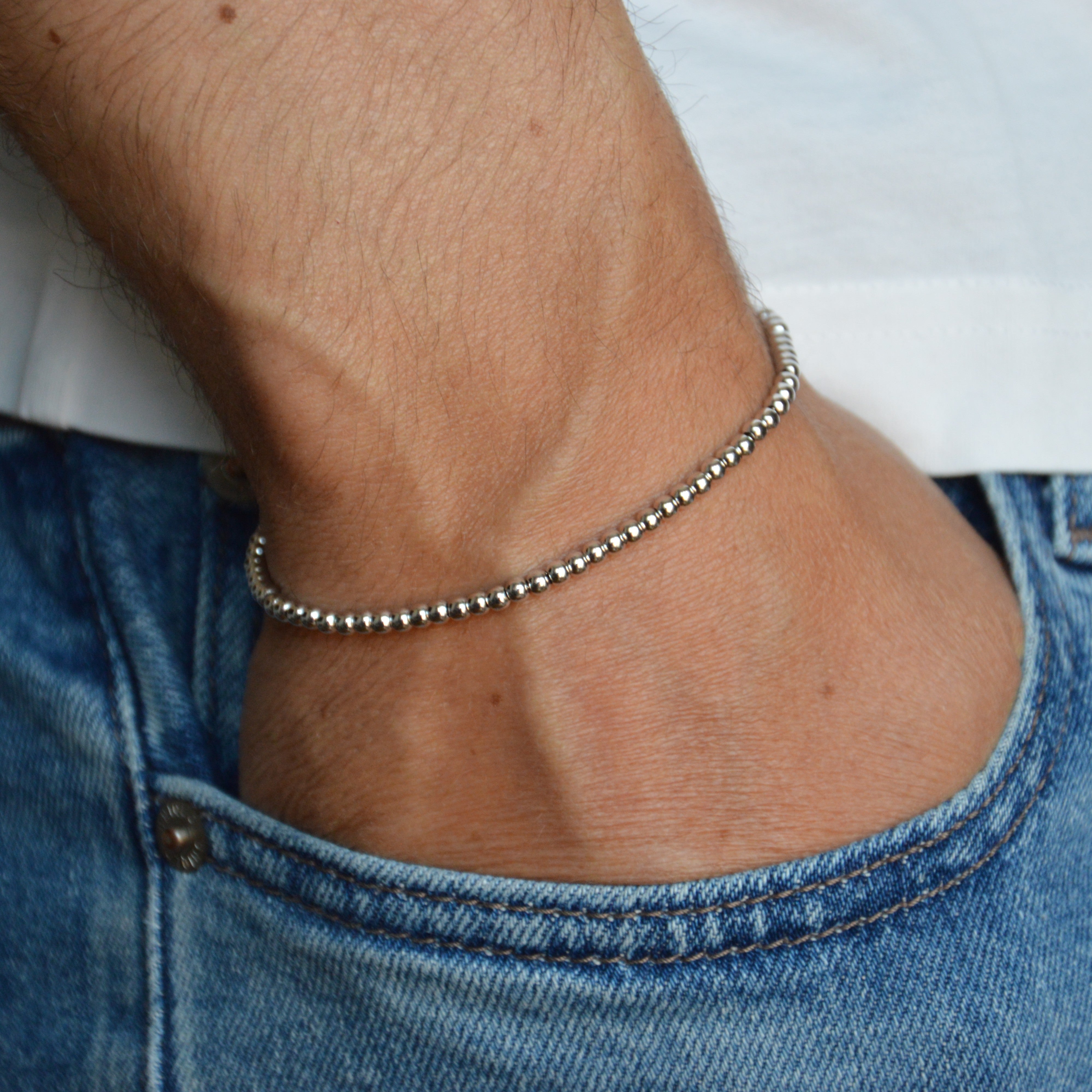 BRACCIALE SFERE - SILVER