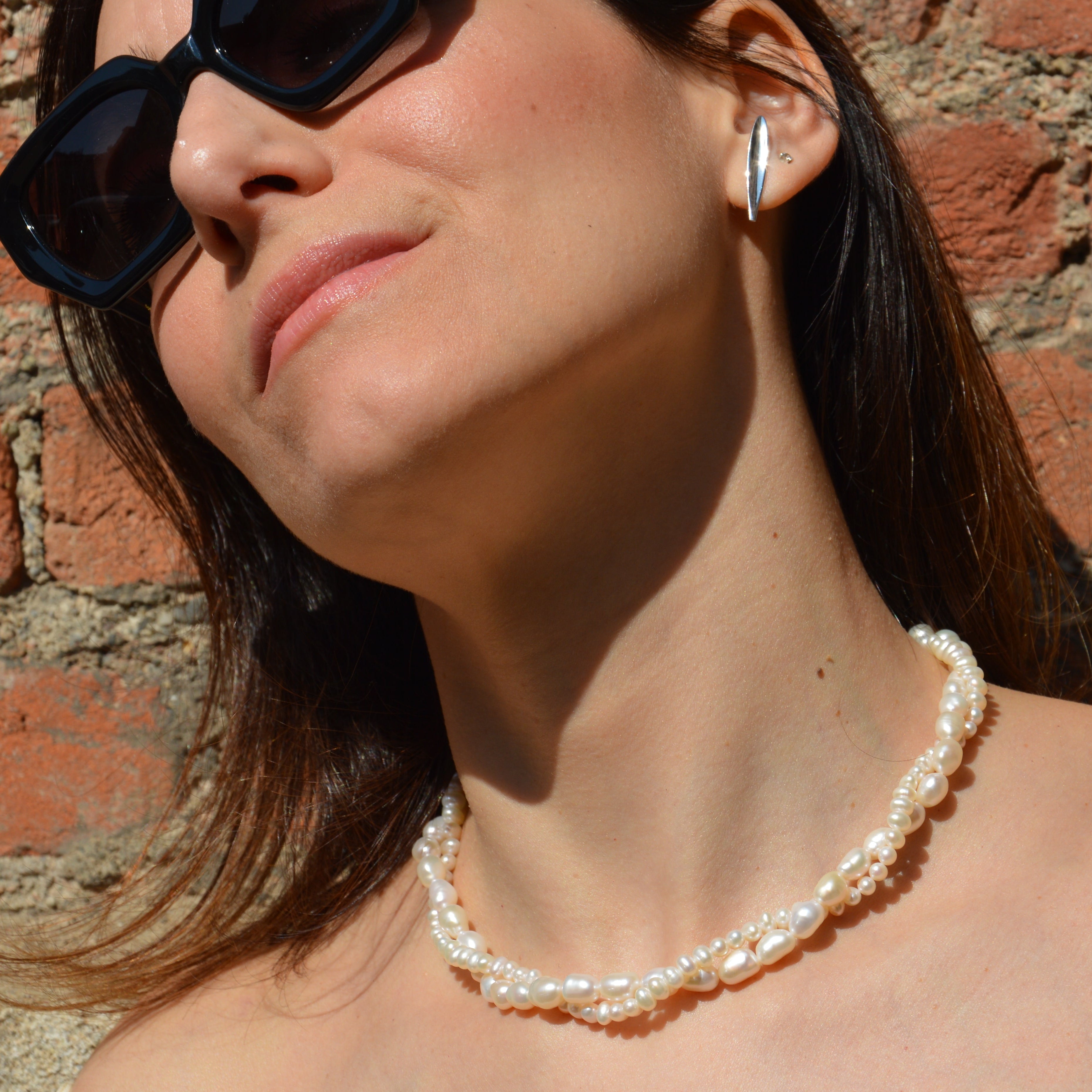 ORECCHINI FOGLIA SILVER