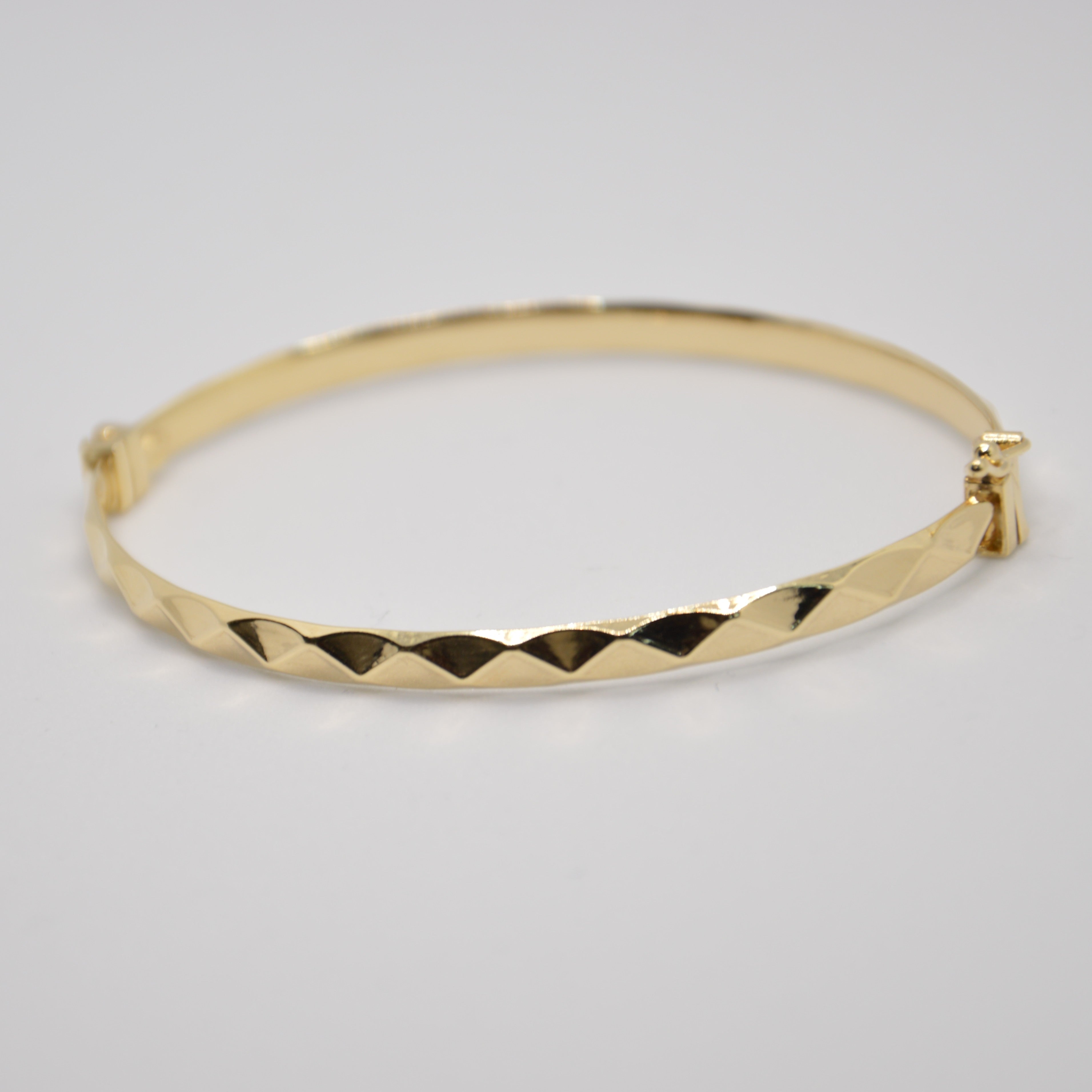 BRACCIALE RIGIDO SFACCETTATO