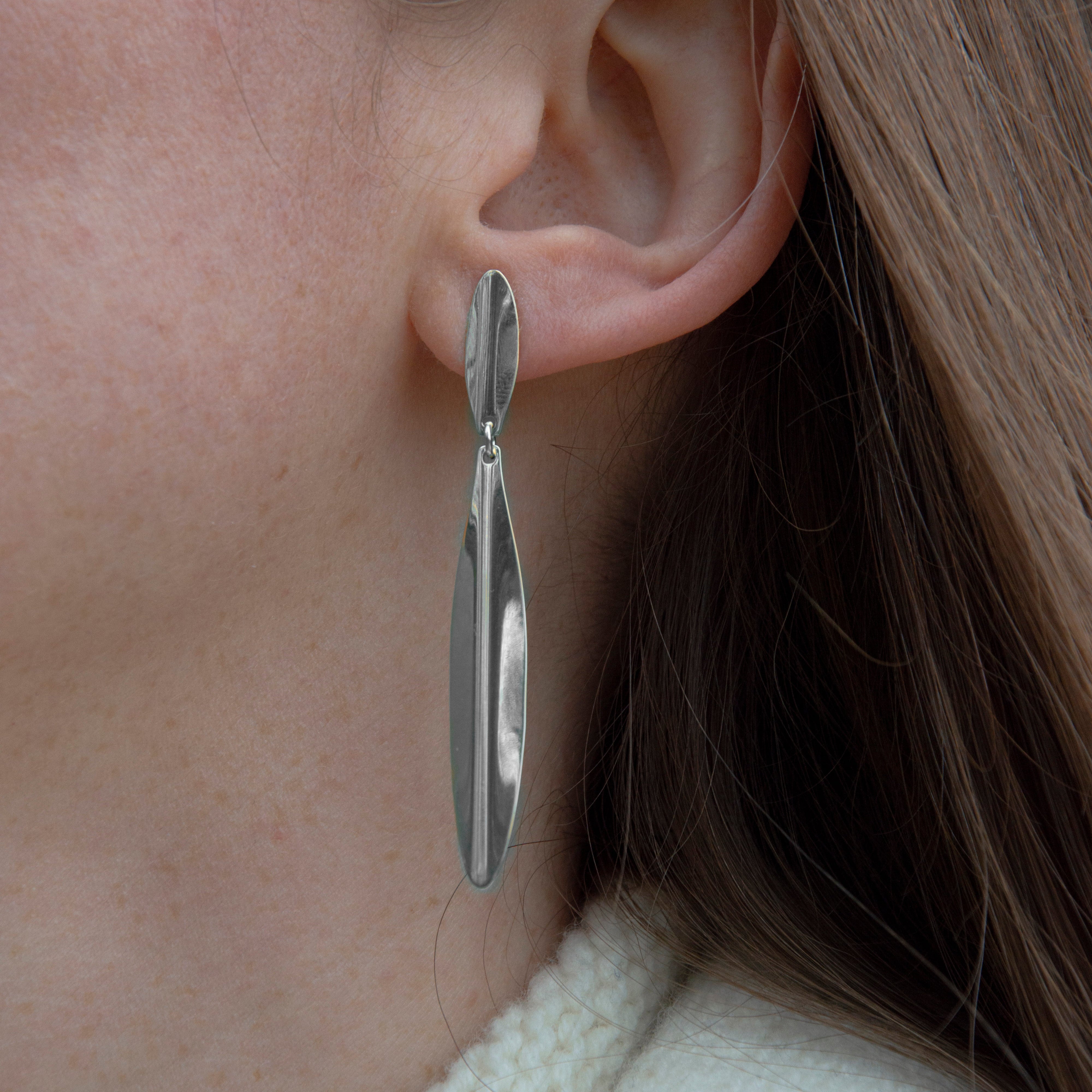 ORECCHINI LUNGHI GABI SILVER