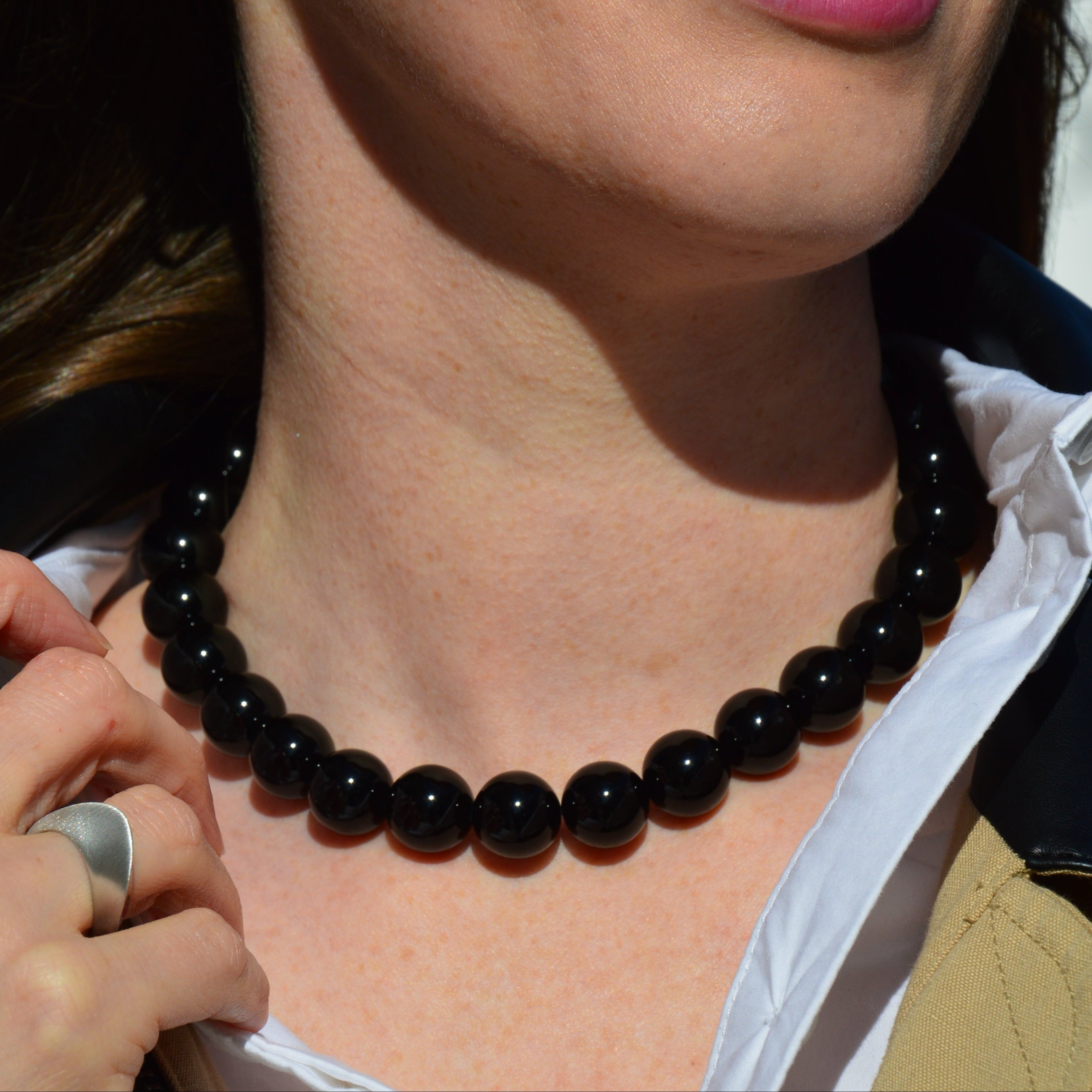 COLLANA SEPPIA ONICE NERO