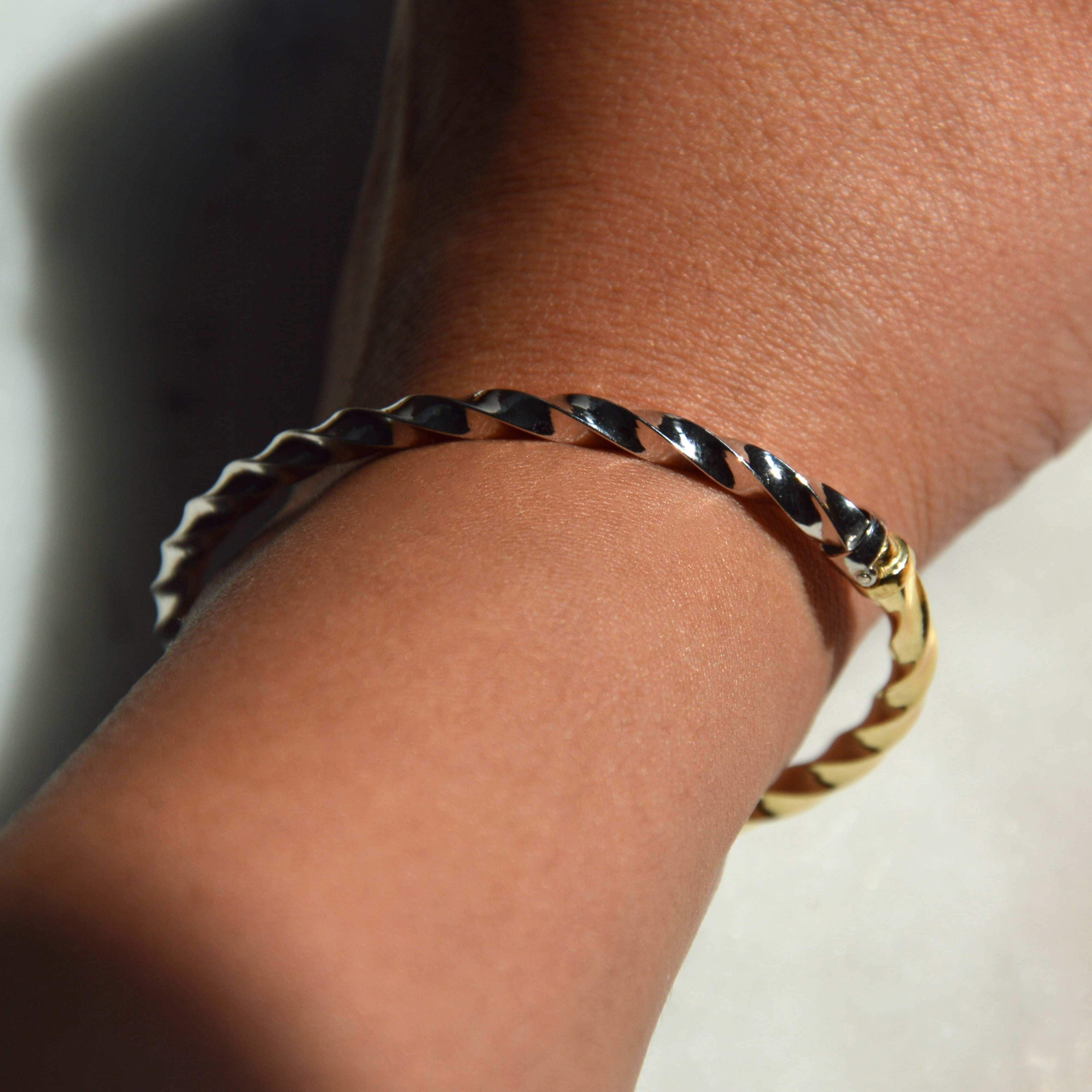 BRACCIALE RIGIDO BICOLORE