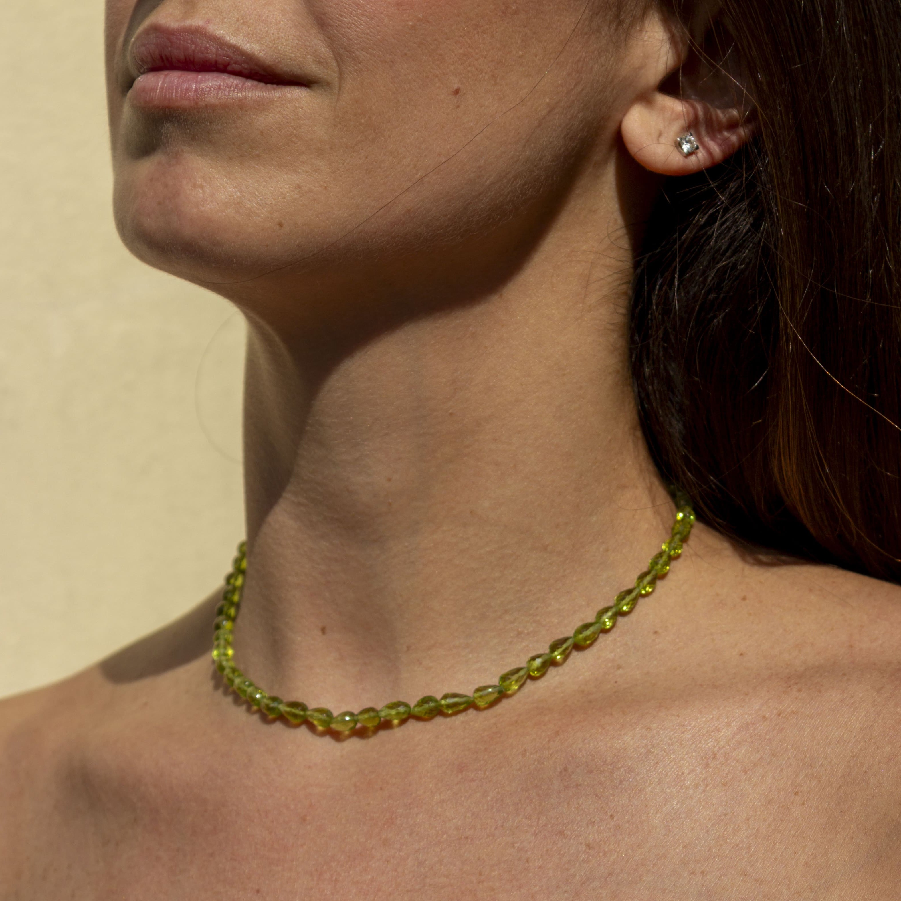 COLLANA PERIDOTO GOCCIA