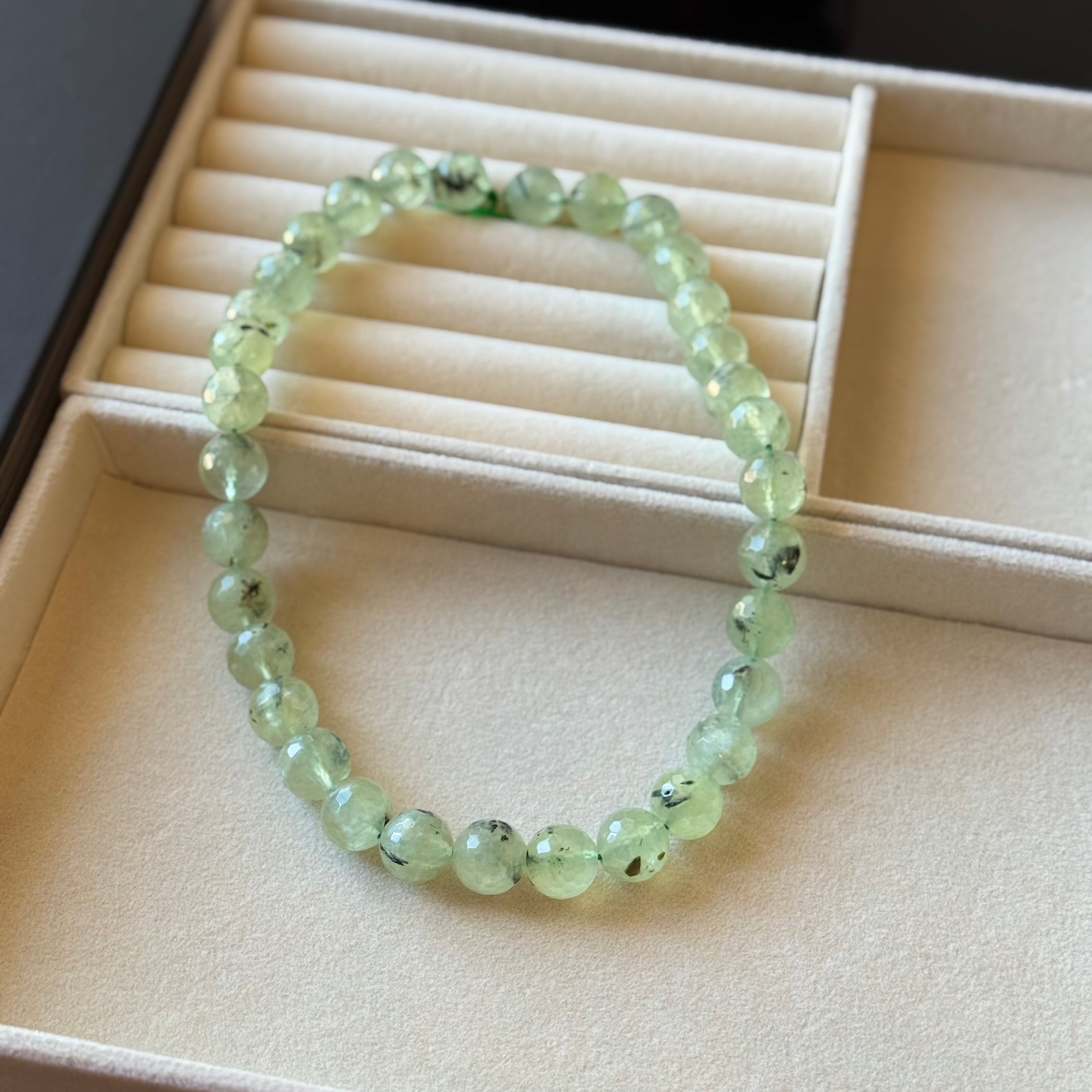 COLLANA PREHNITE SALVIA