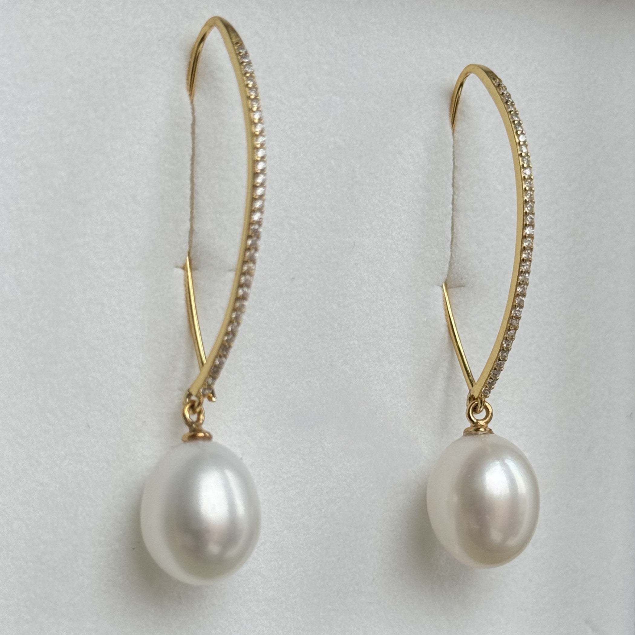 ORECCHINI EVA CON PERLE - DORATO