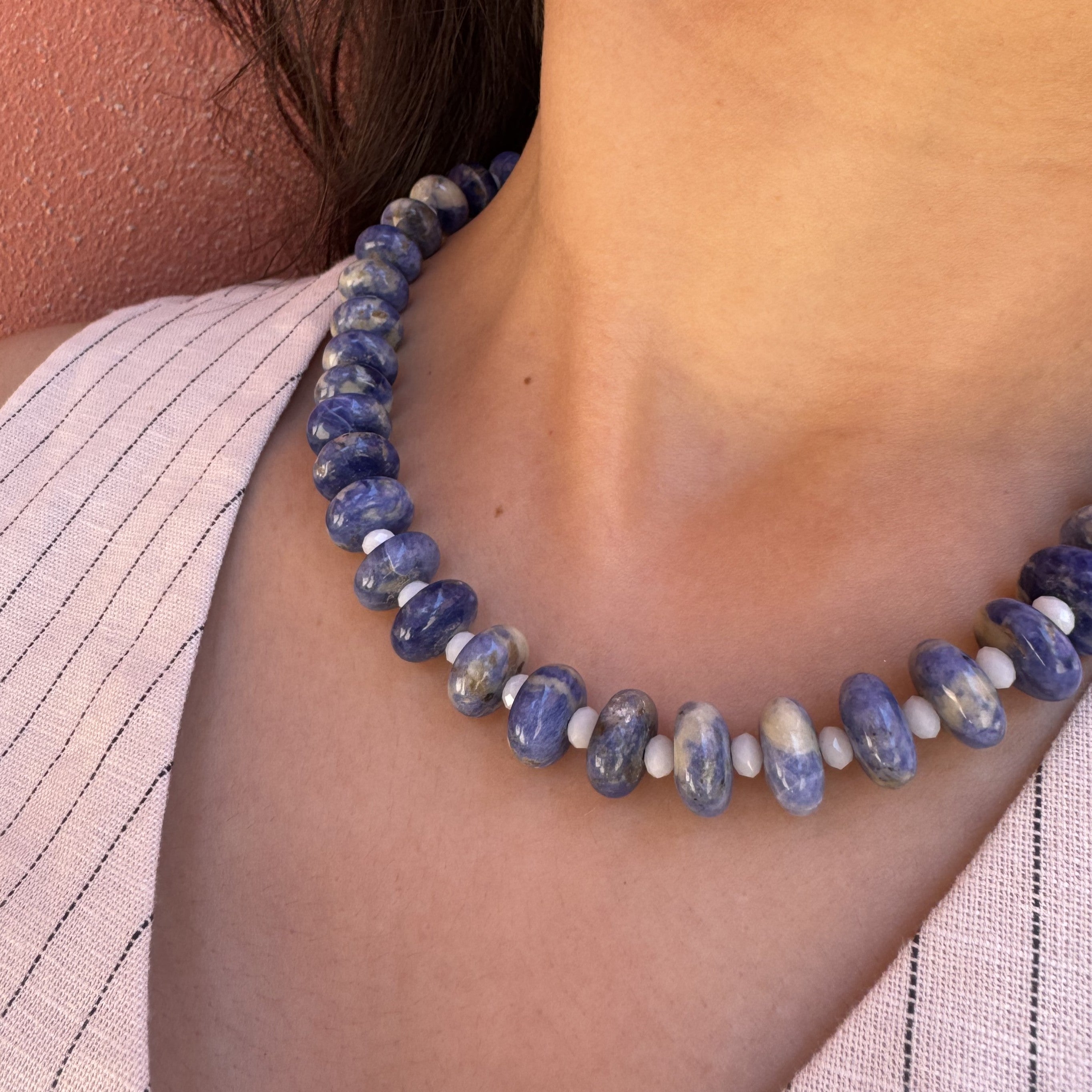 COLLANA SODALITE & AGATA
