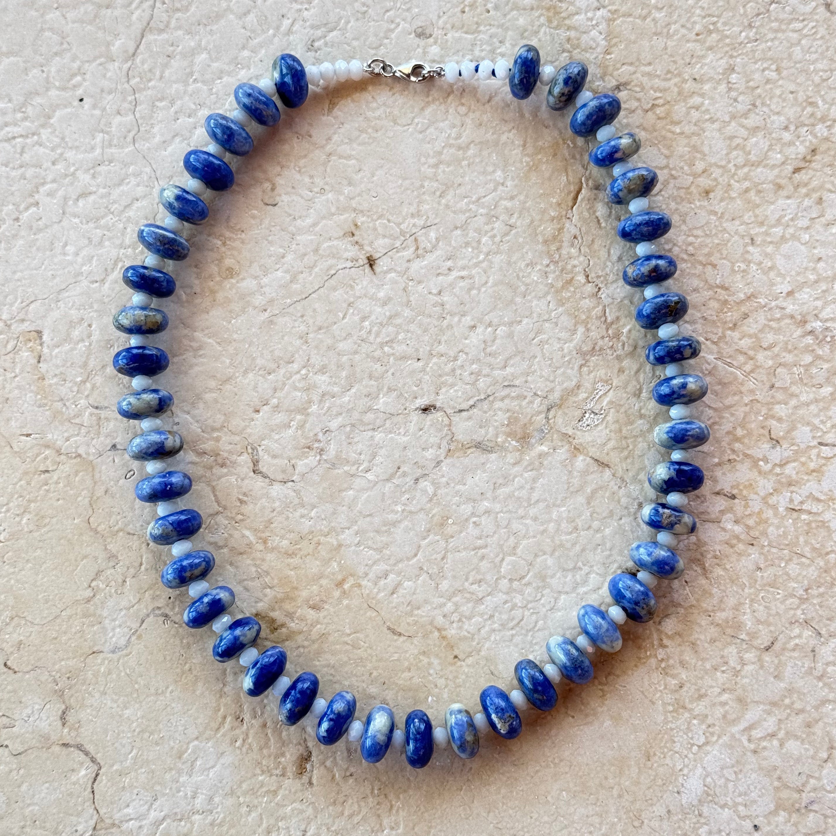 COLLANA SODALITE & AGATA