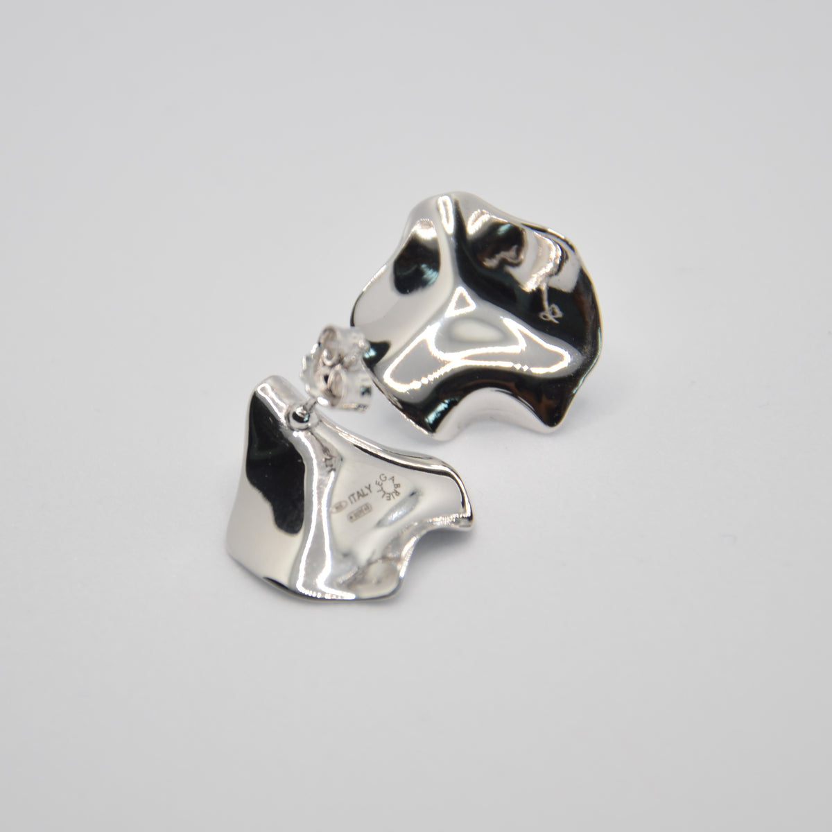 ORECCHINI PETALO IN ARGENTO - GABRIELLE GIOIELLI