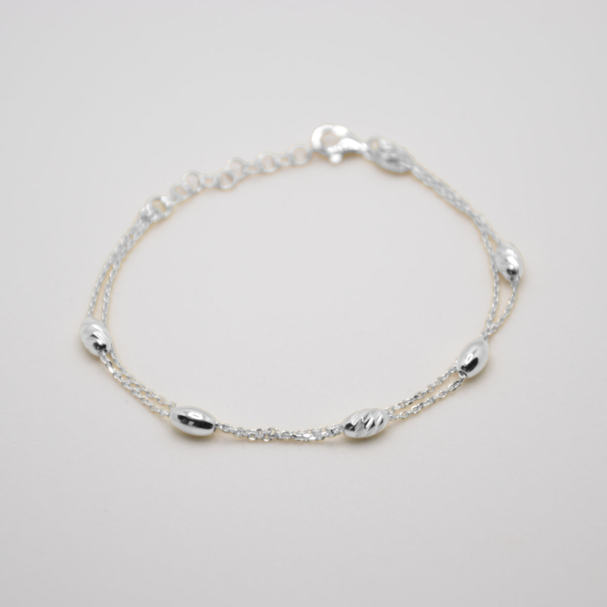 BRACCIALE MULTIFILO SERENA IN ARGENTO