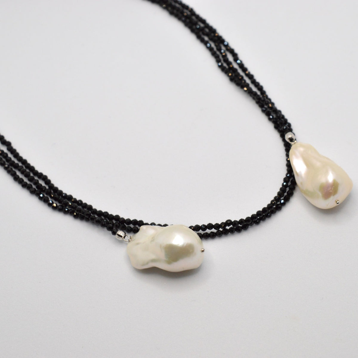 COLLANA LACE ZIRCONI NERI