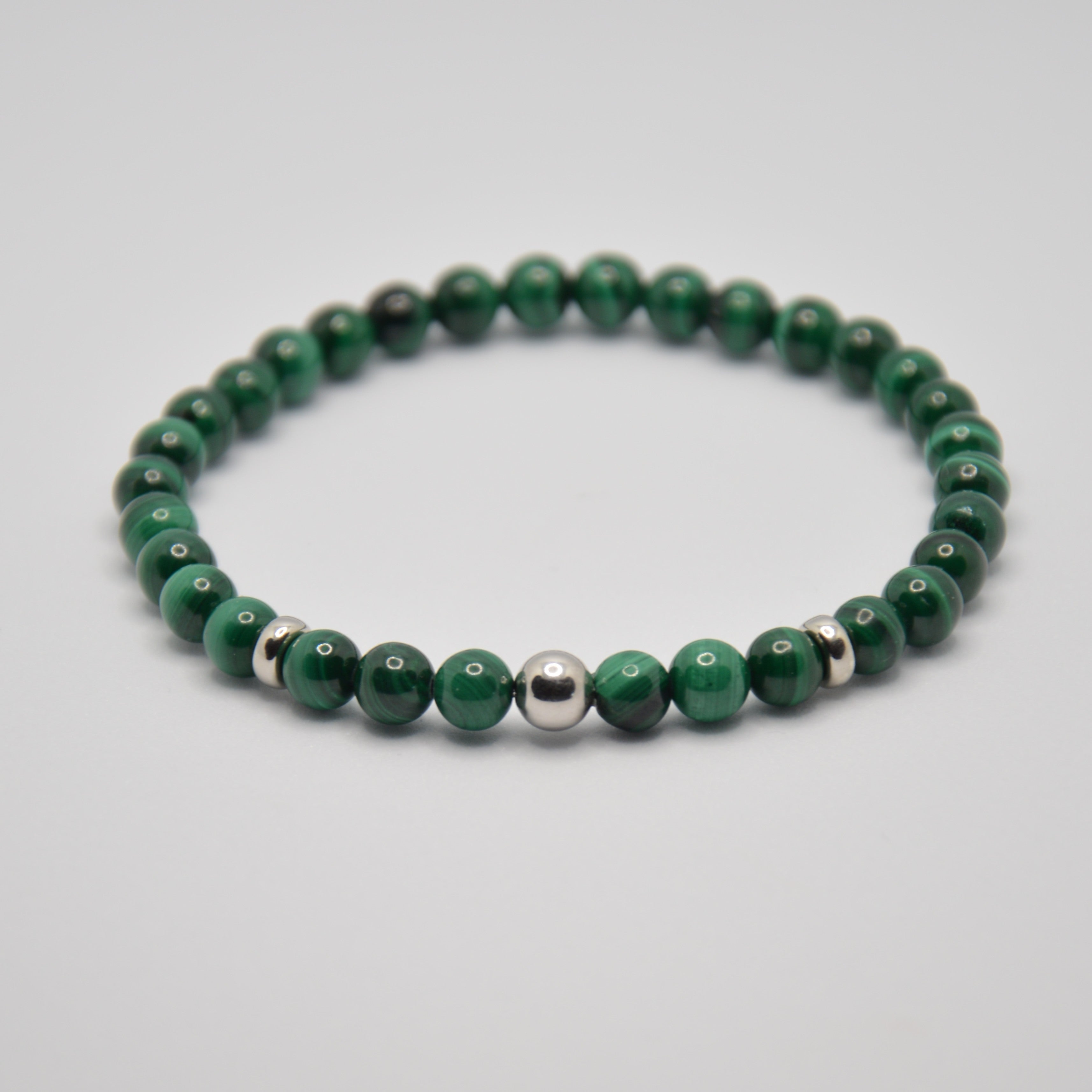 BRACCIALE ELASTICO MALACHITE