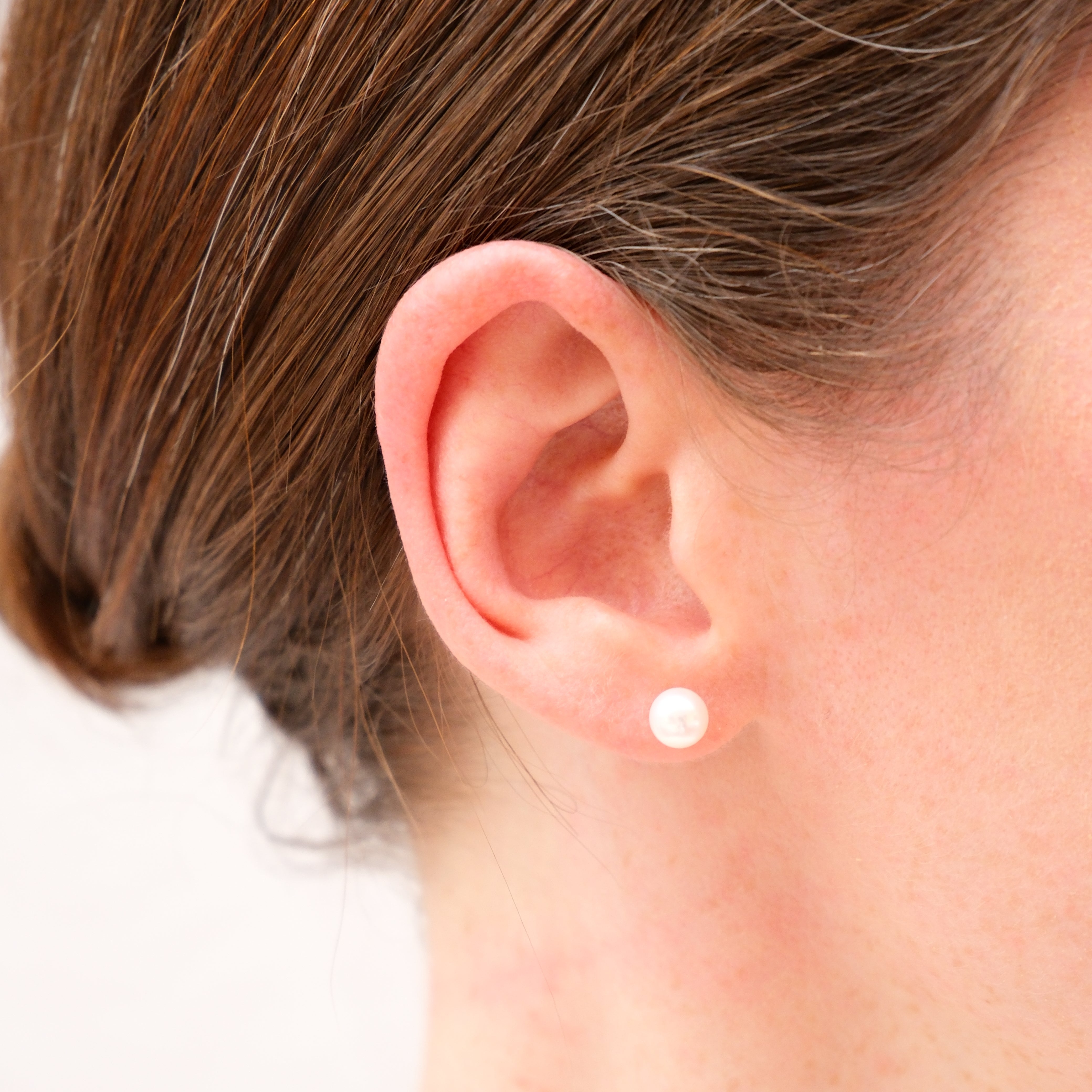 ORECCHINI PERLE 6.5mm