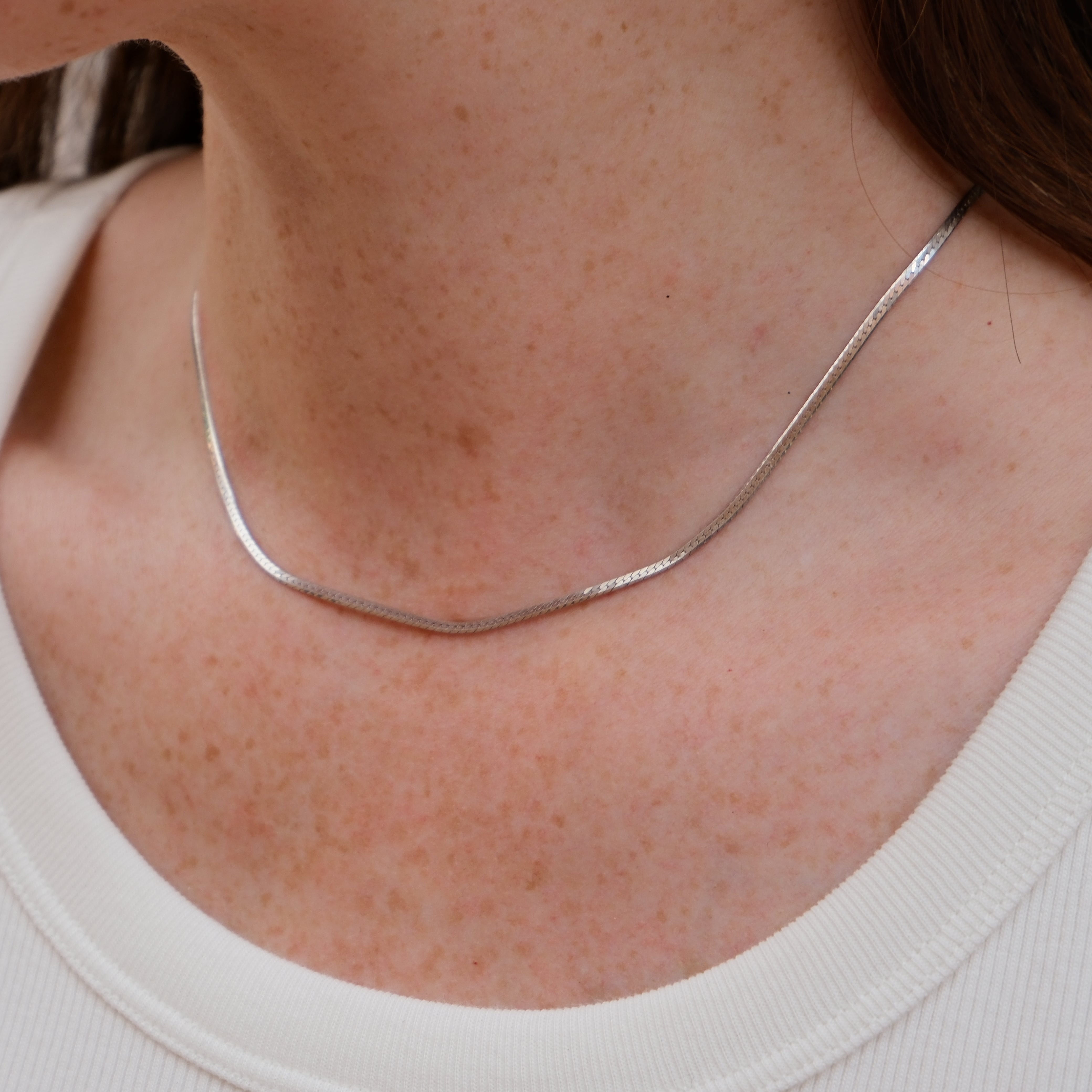 COLLANA MAGLIA PIATTA
