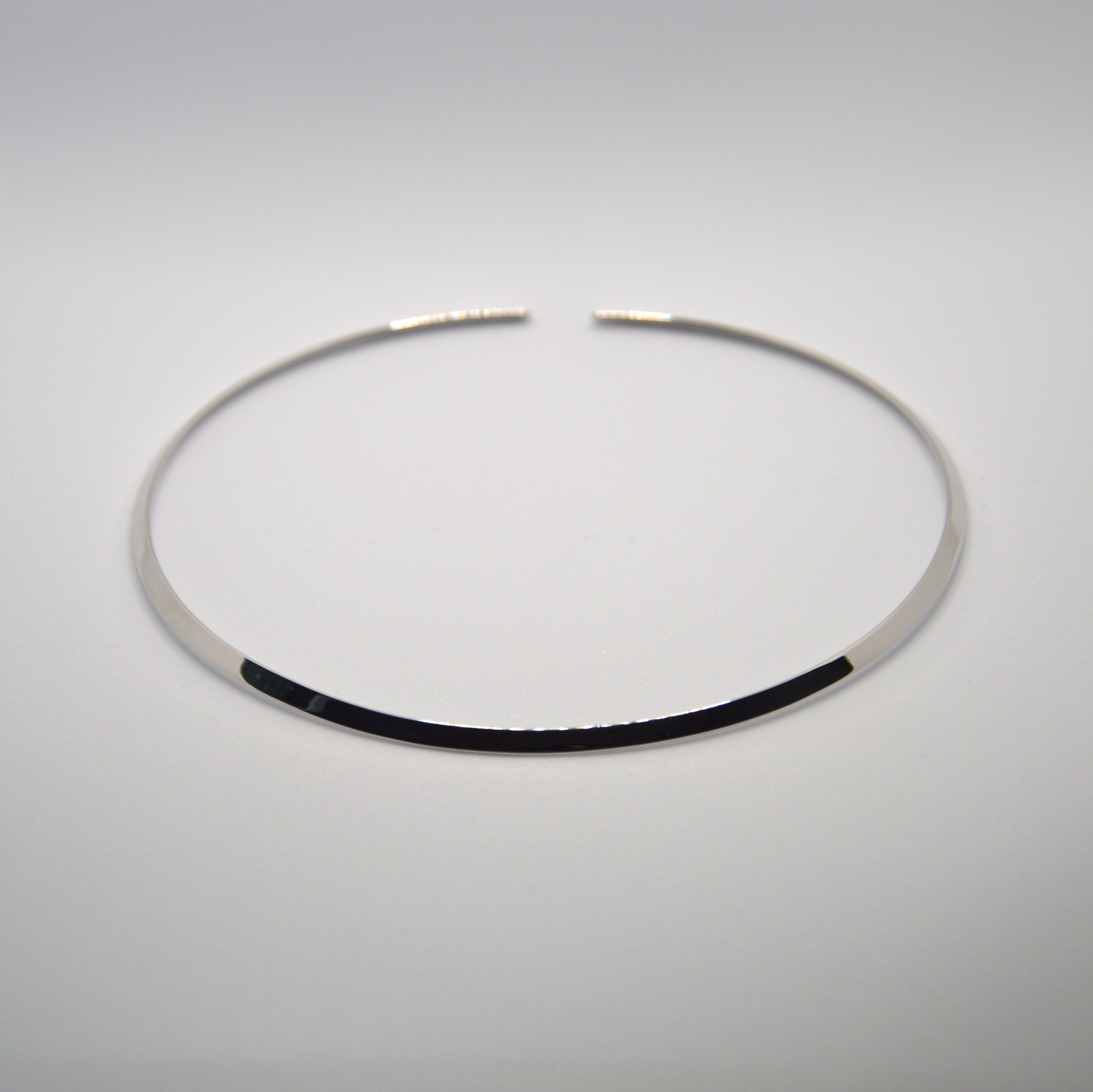 COLLANA GIROCOLLO RIGIDO SILVER