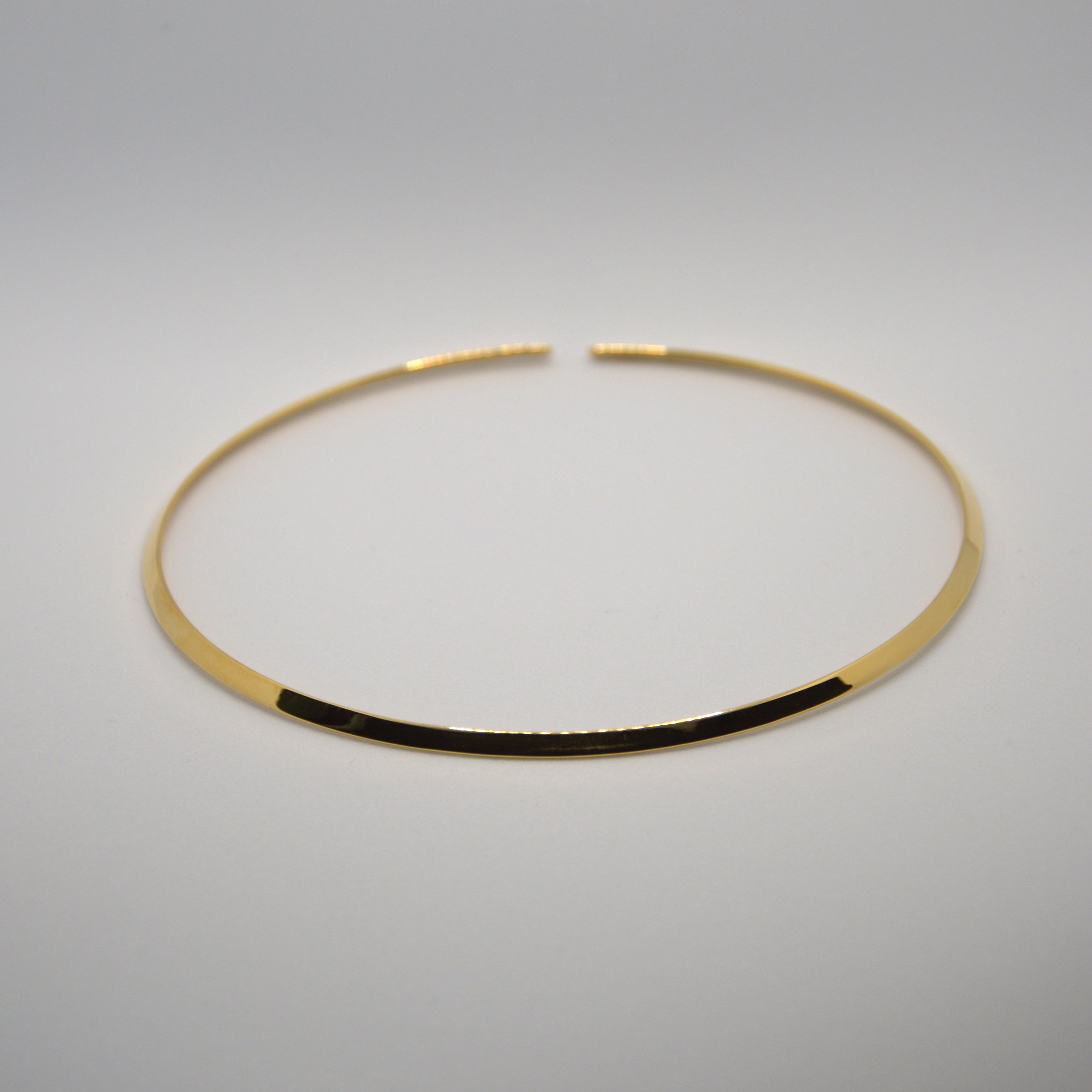 COLLANA GIROCOLLO RIGIDO DORATO