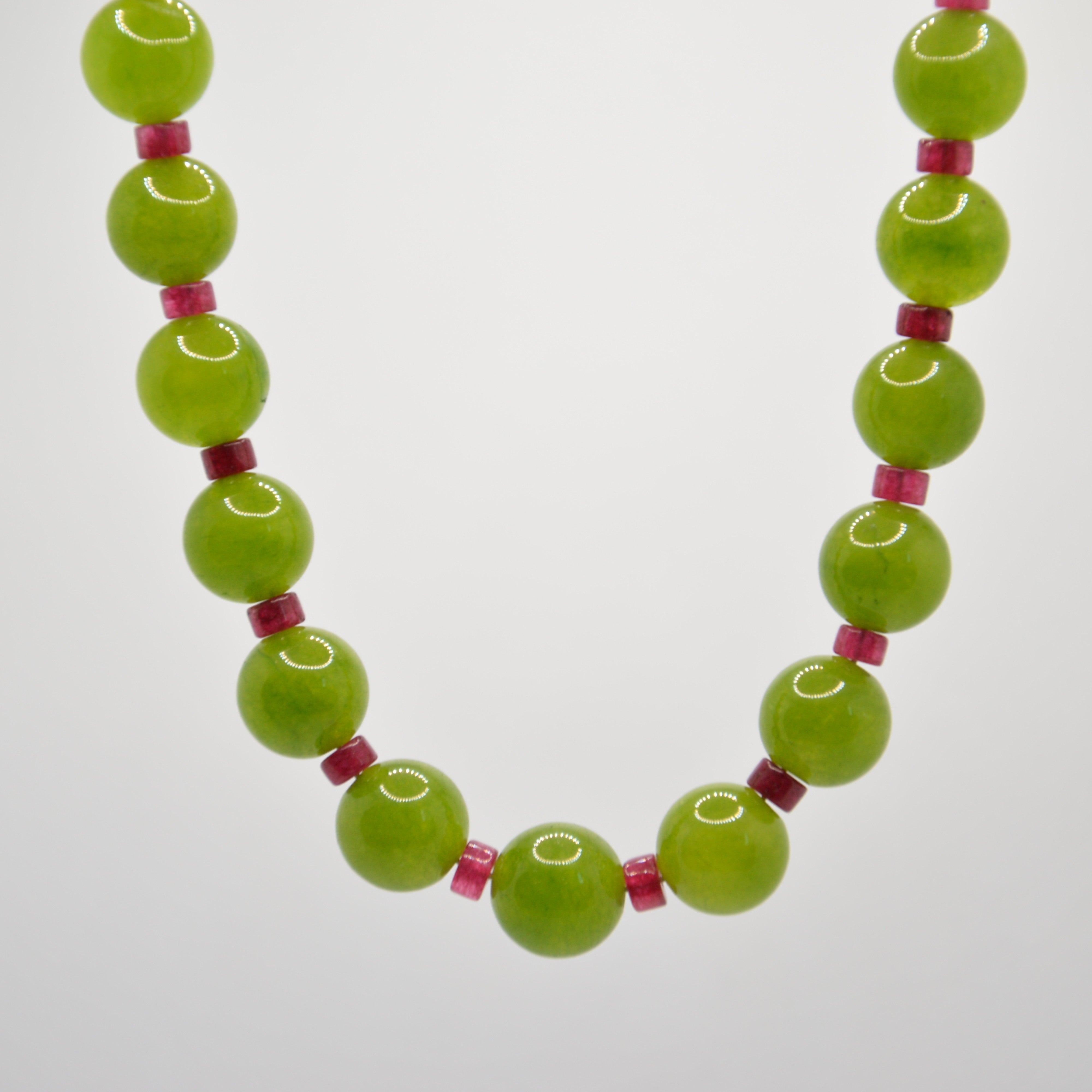 COLLANA GIADA OLIVE