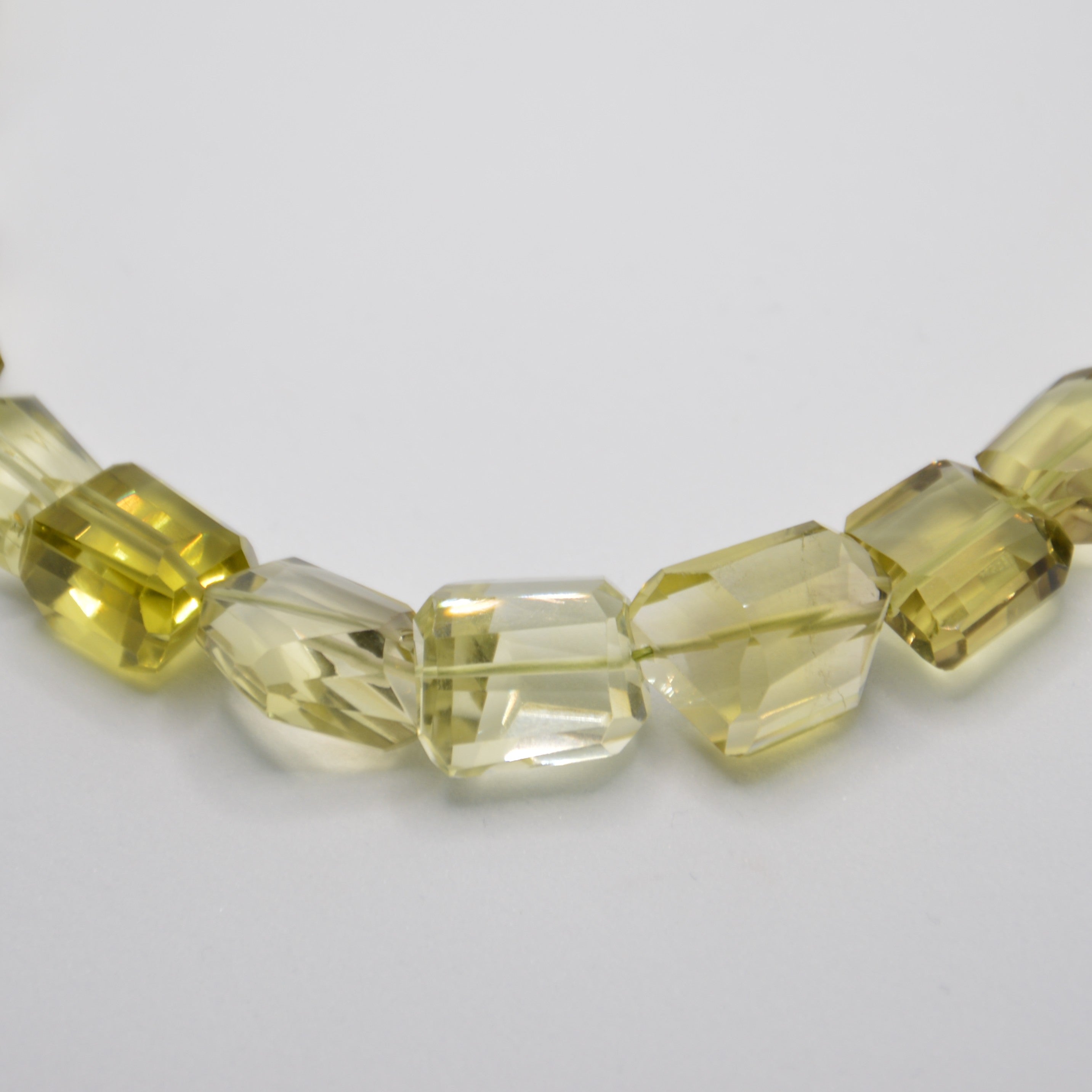 COLLANA CRISTALLI DI QUARZO LEMON