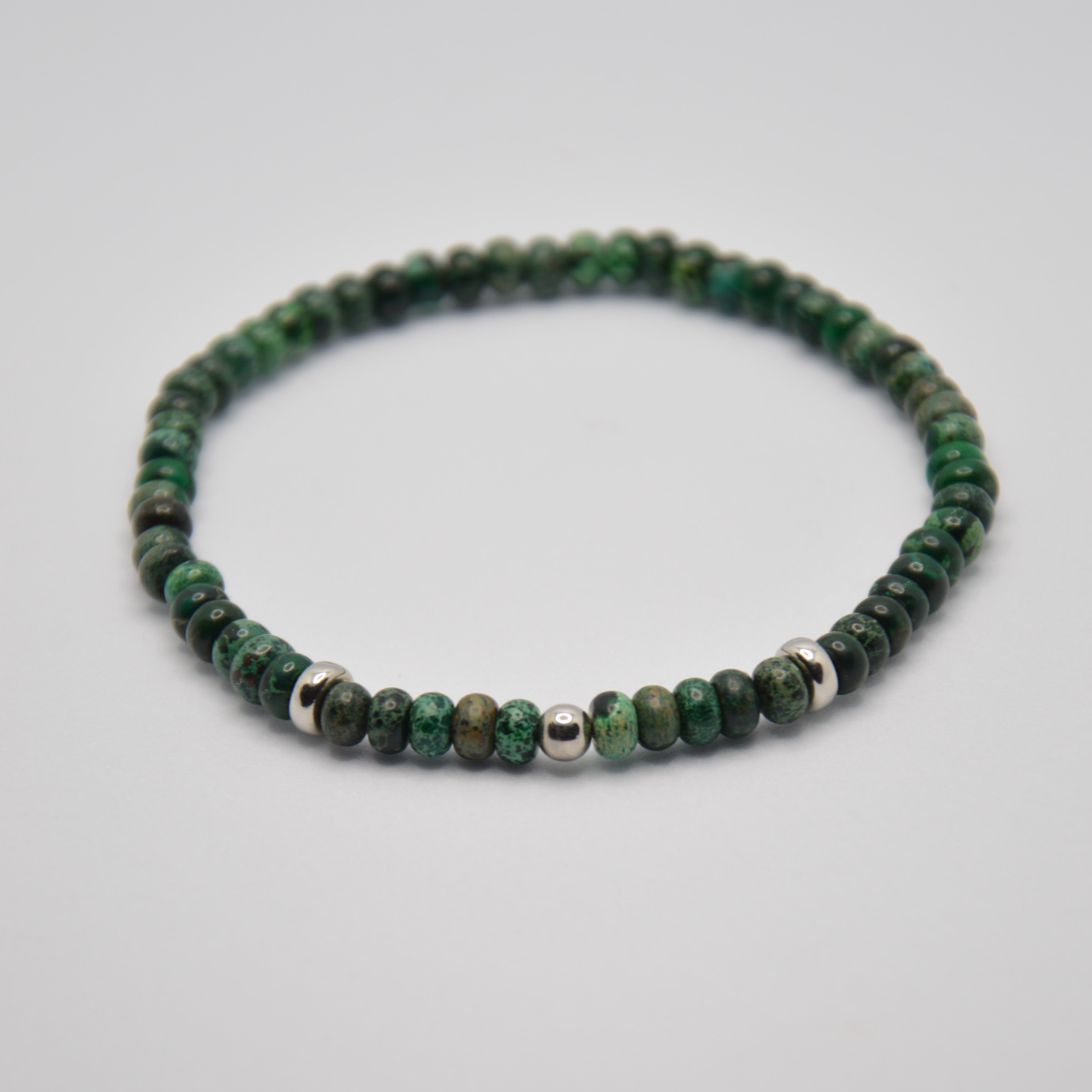 BRACCIALE ELASTICO DIASPRO VERDE