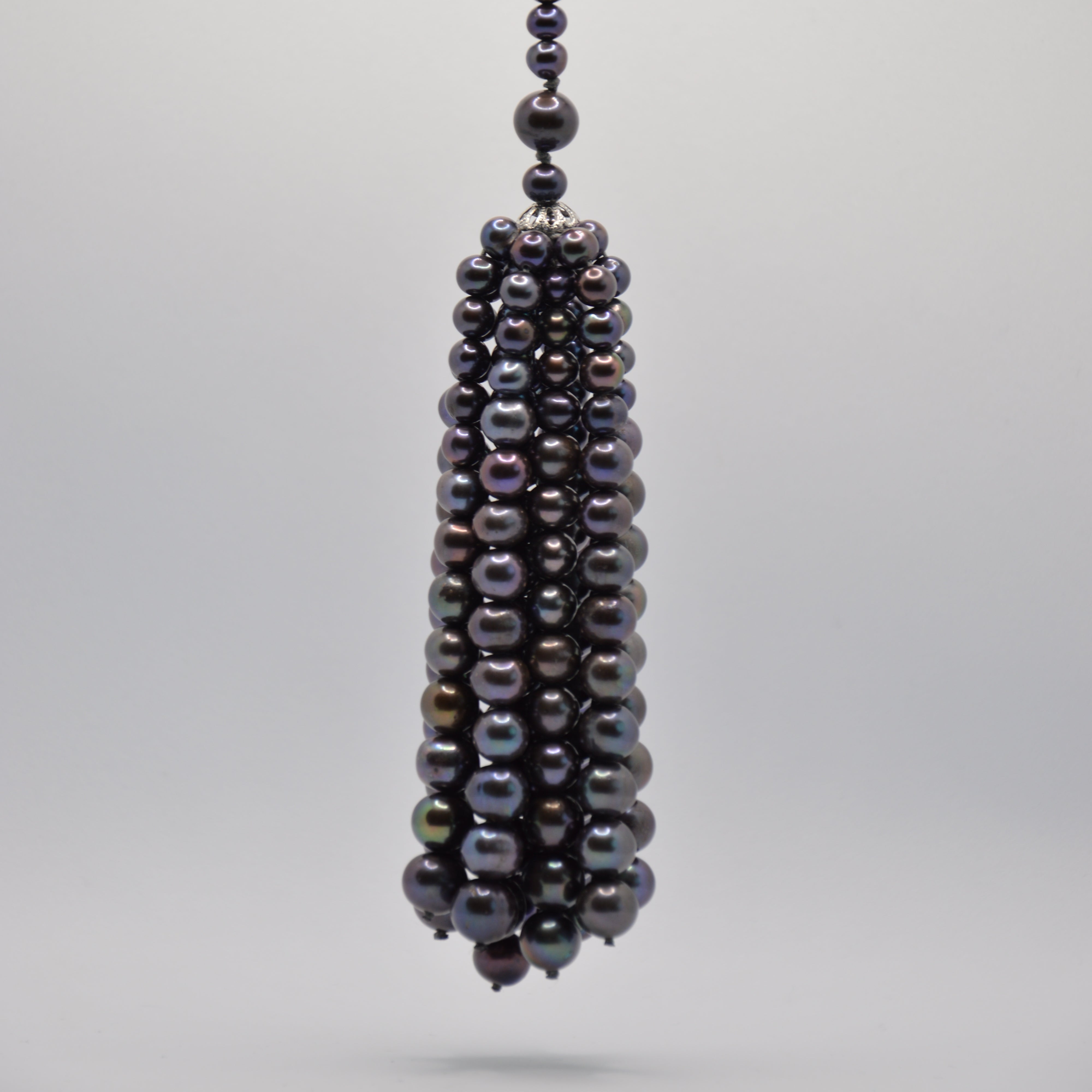 COLLANA LAYLA PERLE GRIGIE