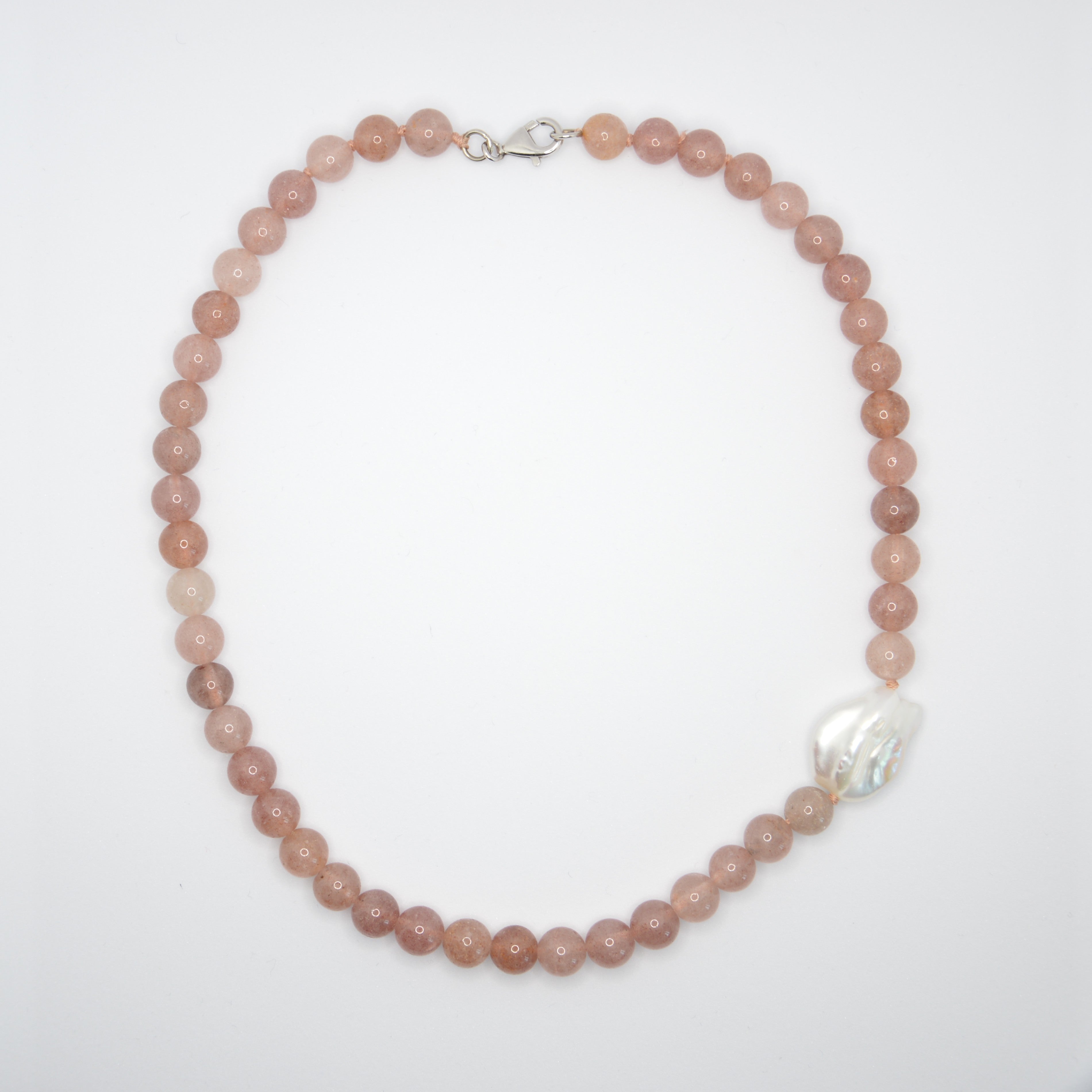 COLLANA AVVENTURINA ROSA