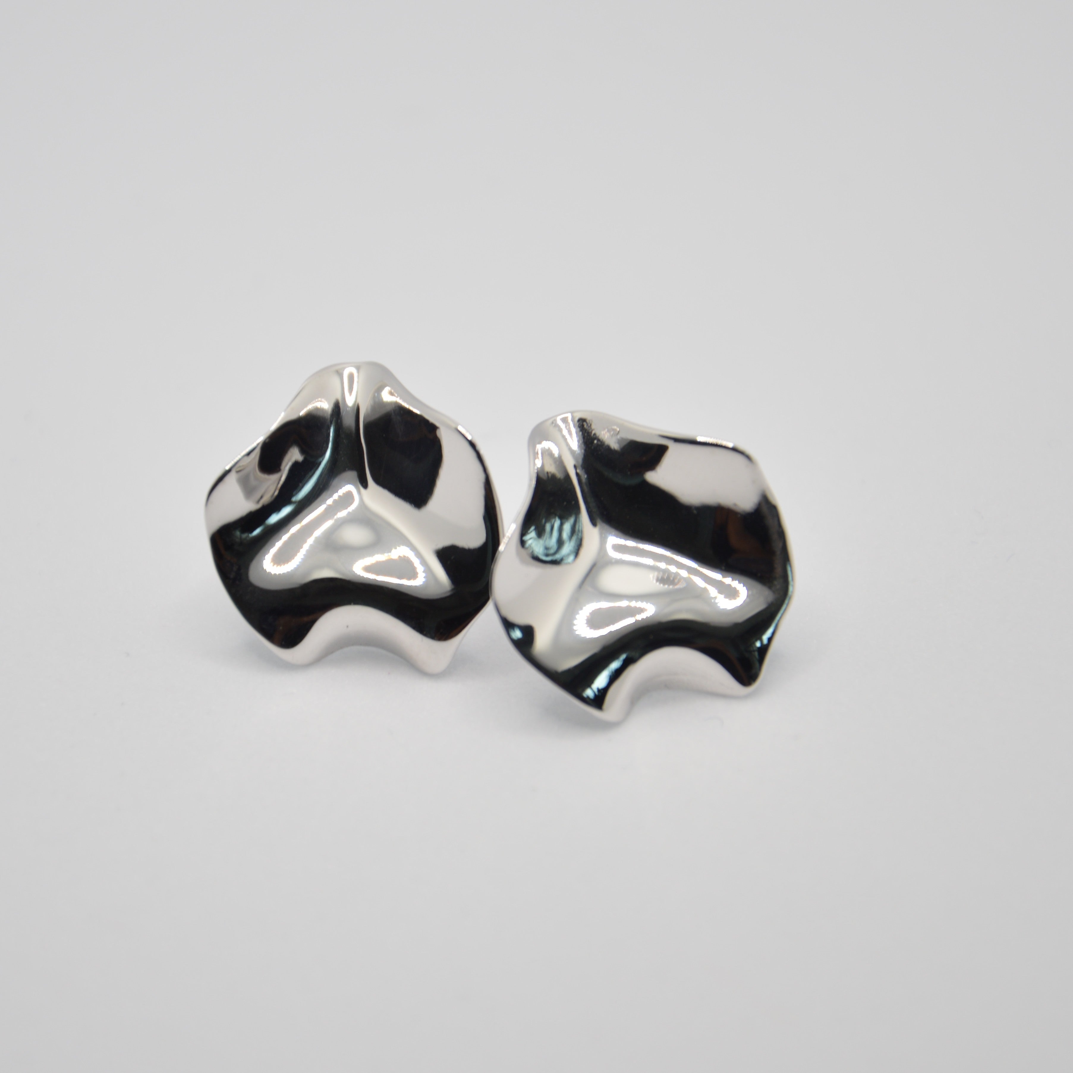 ORECCHINI PETALO SILVER