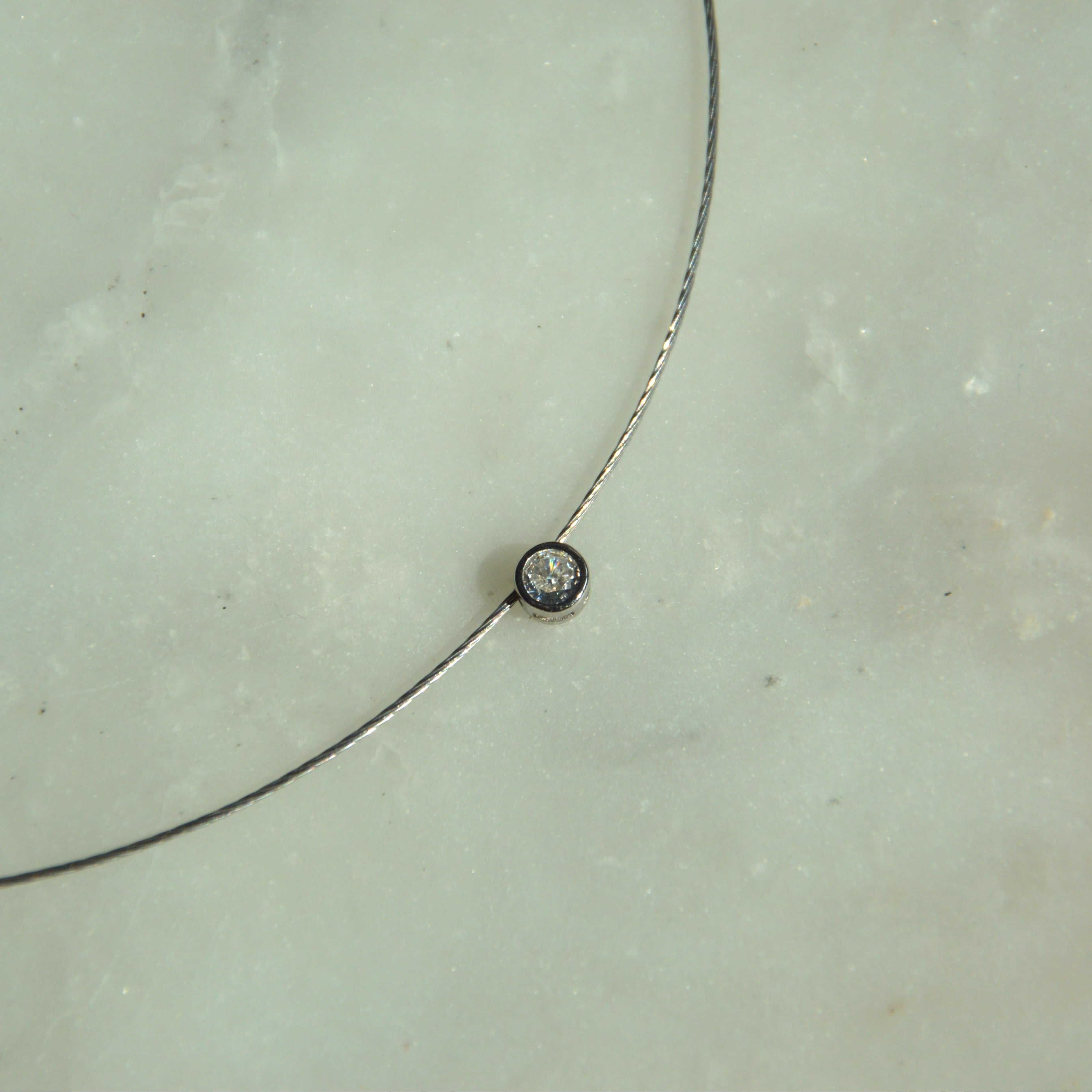COLLANA PUNTO LUCE SILVER