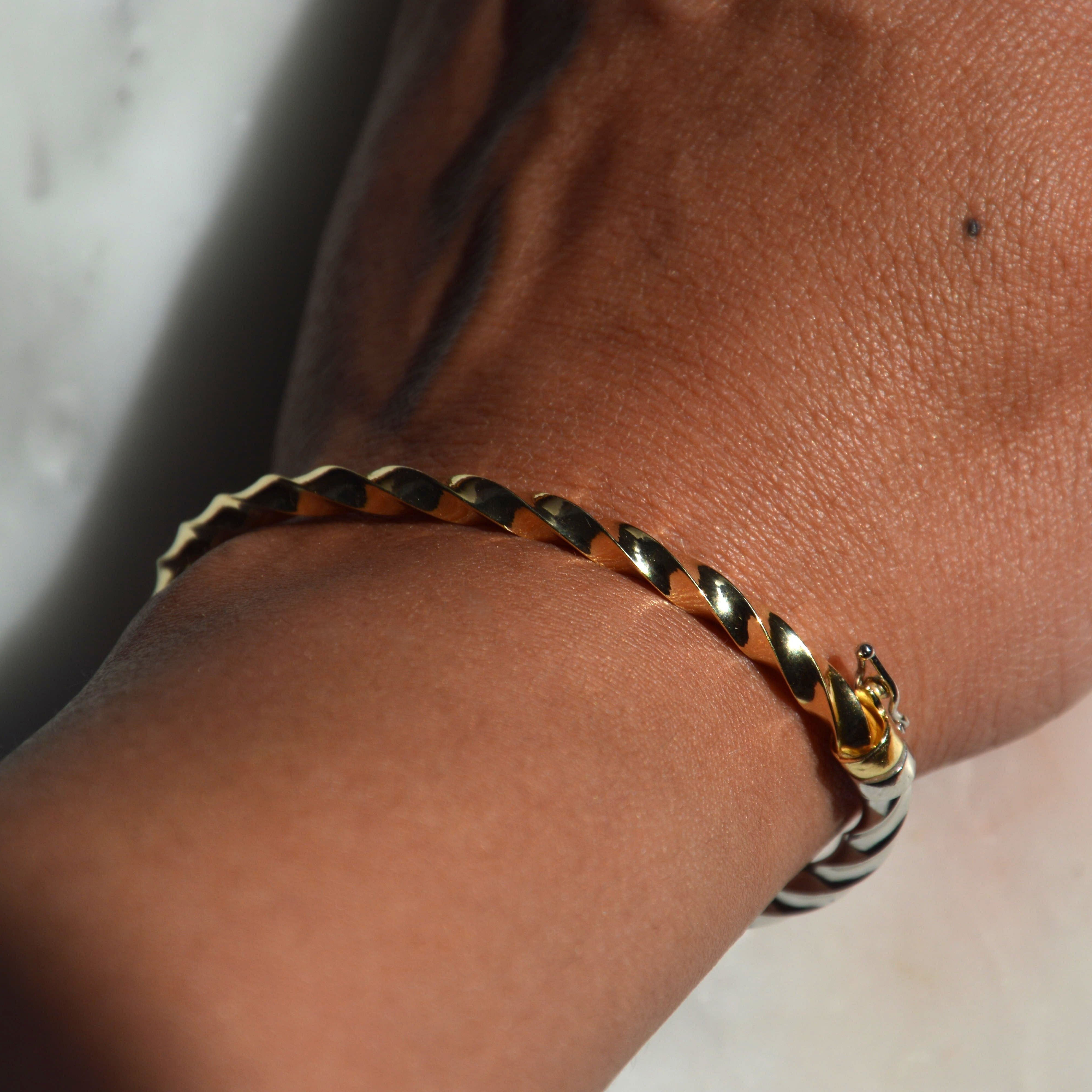 BRACCIALE RIGIDO BICOLORE