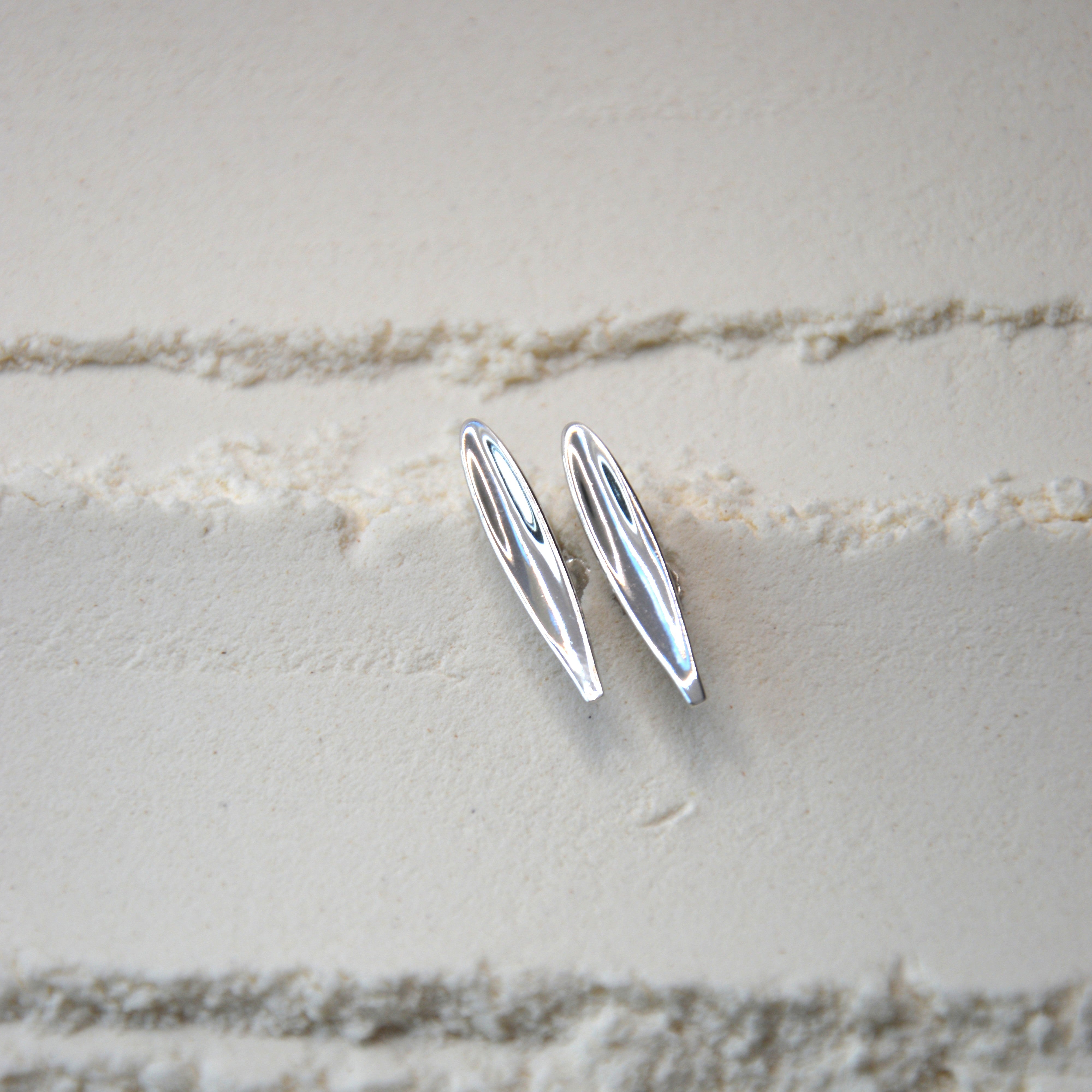 ORECCHINI FOGLIA SILVER