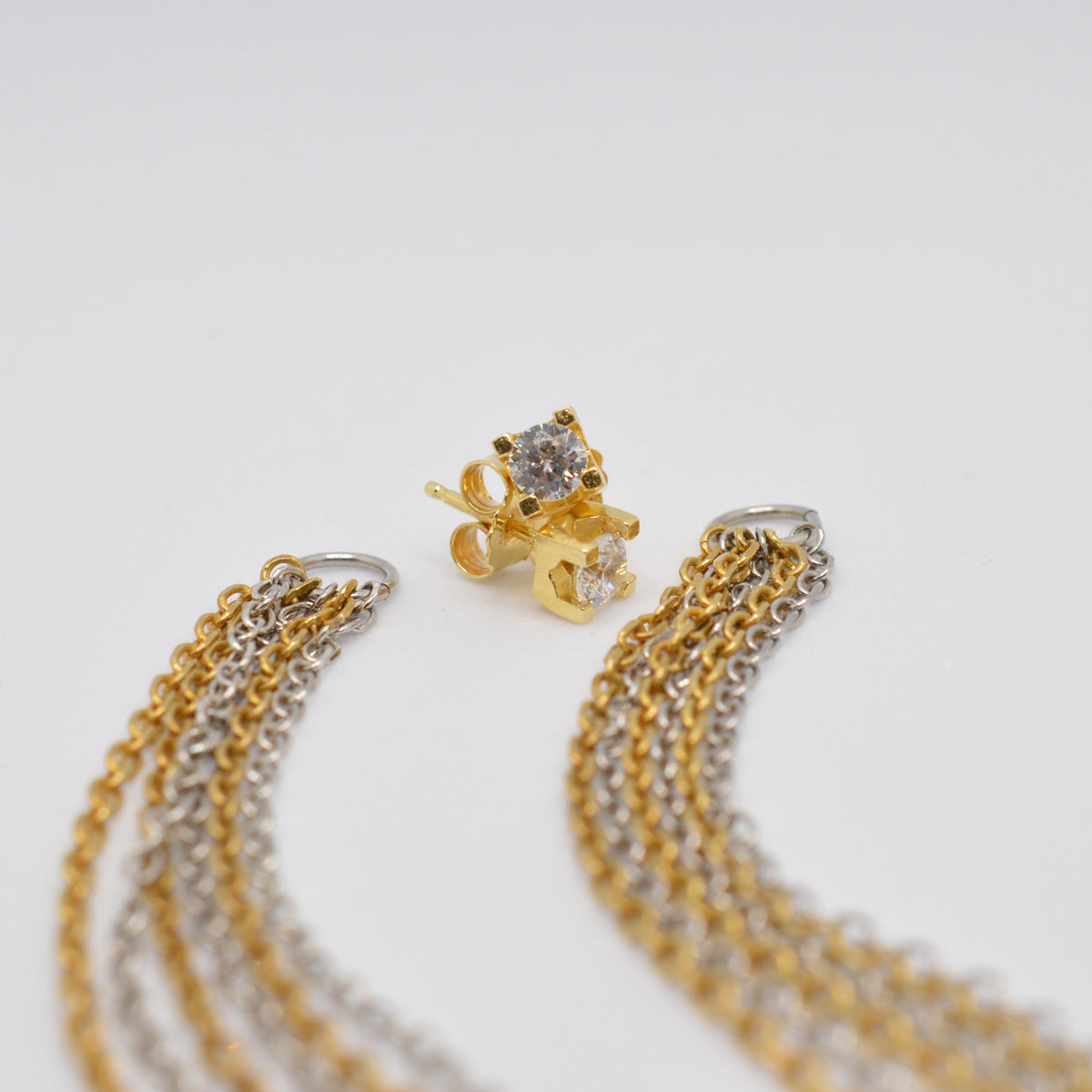Frange Orecchini in Argento