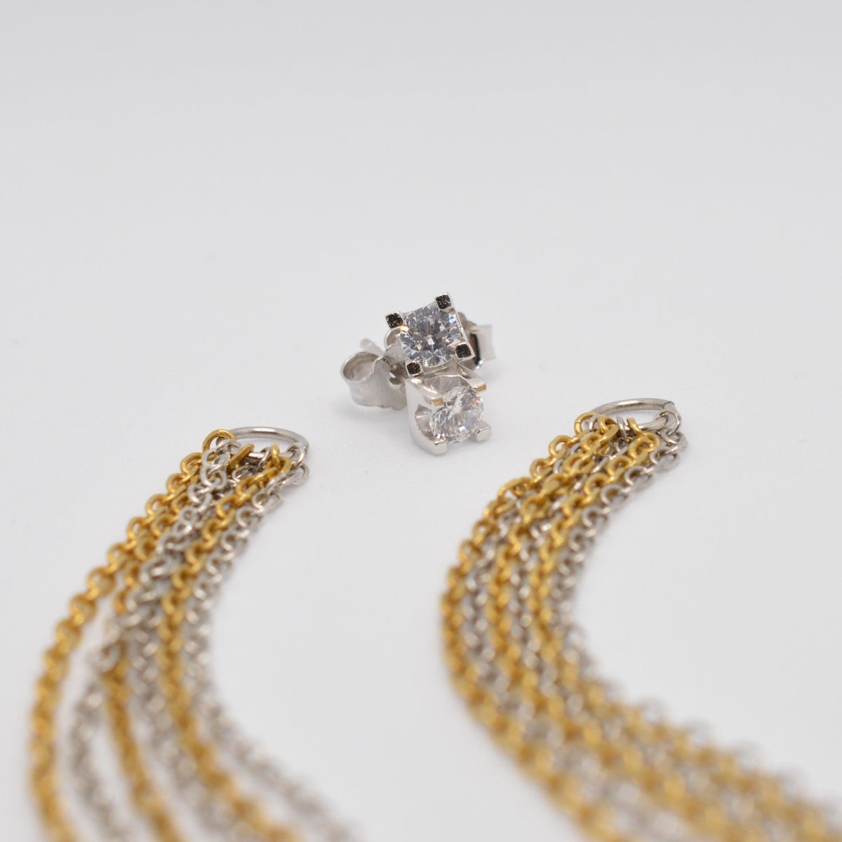 Frange Orecchini in Argento