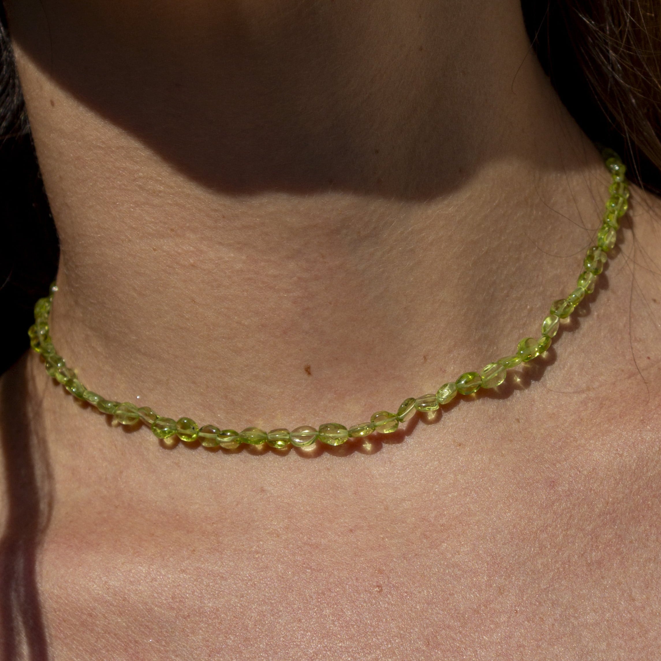 COLLANA PERIDOTO SASSOLINI