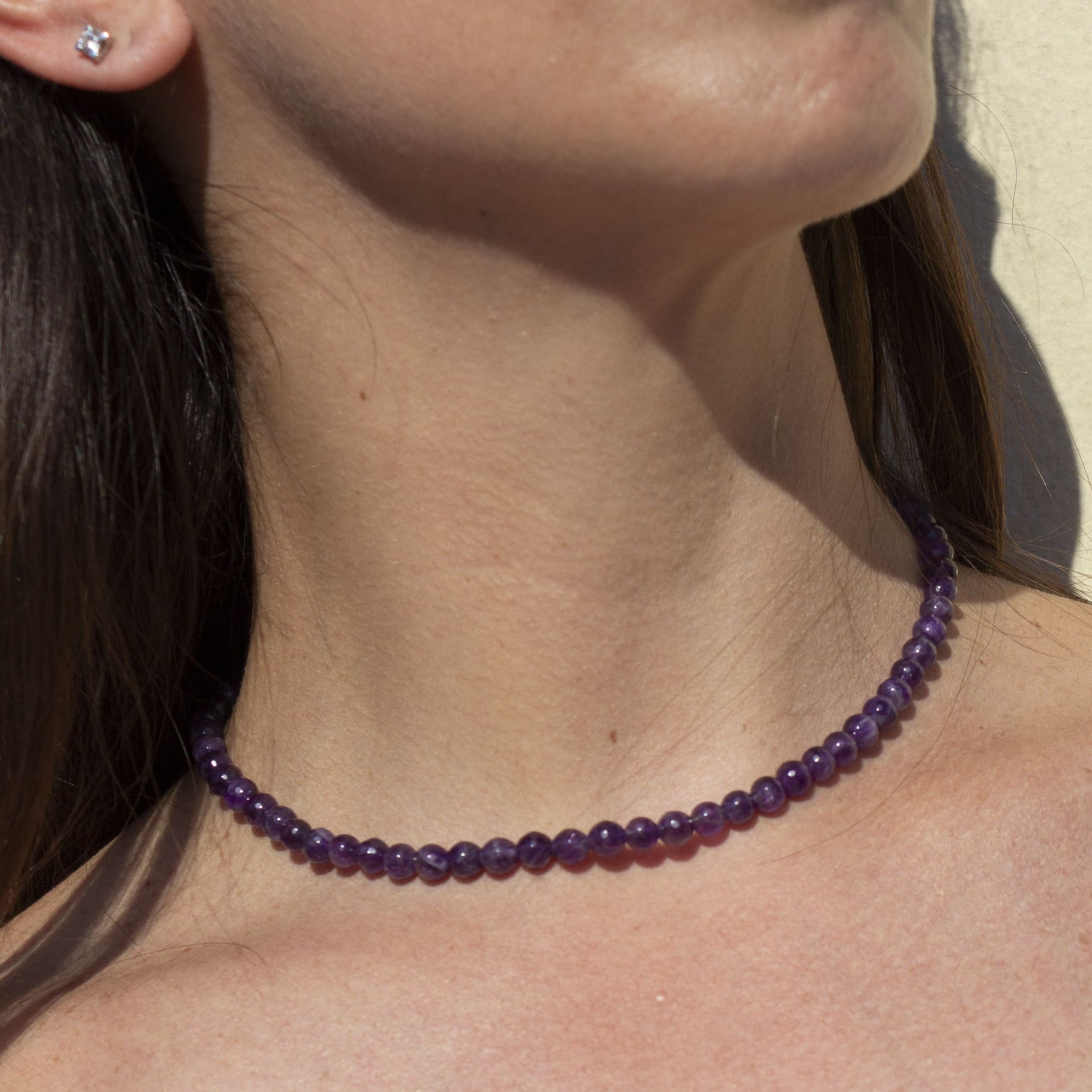 COLLANA AMESTISTA 6mm