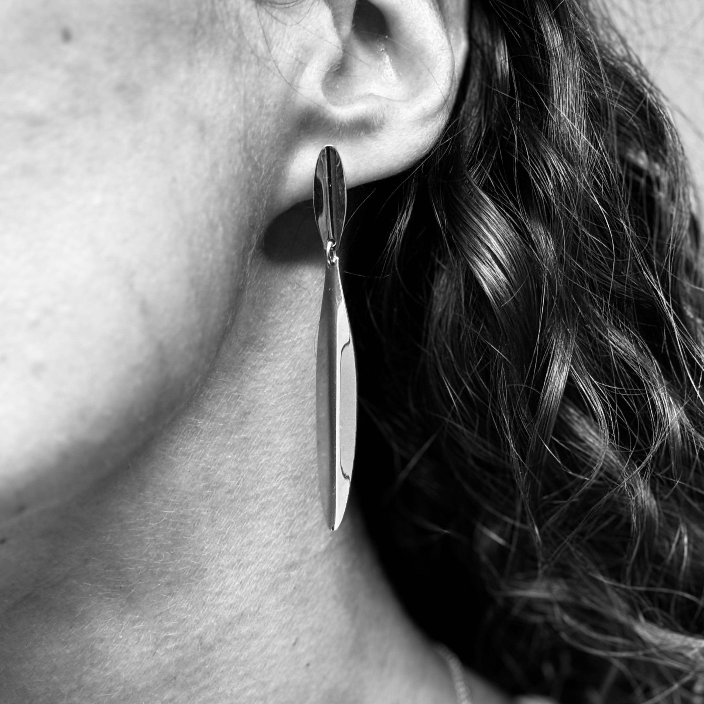 ORECCHINI LUNGHI GABI SILVER