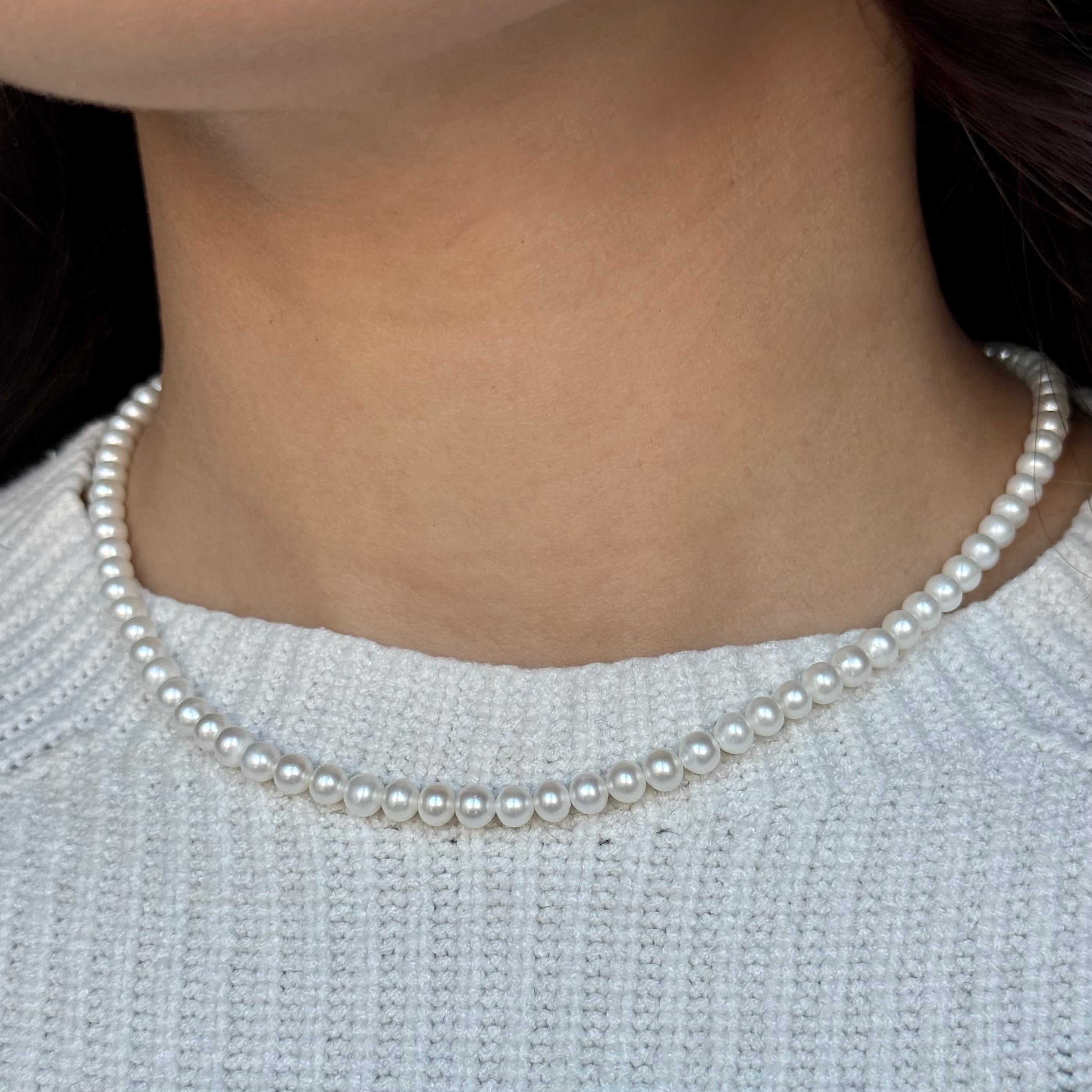 COLLANA PERLE FRESH WATER