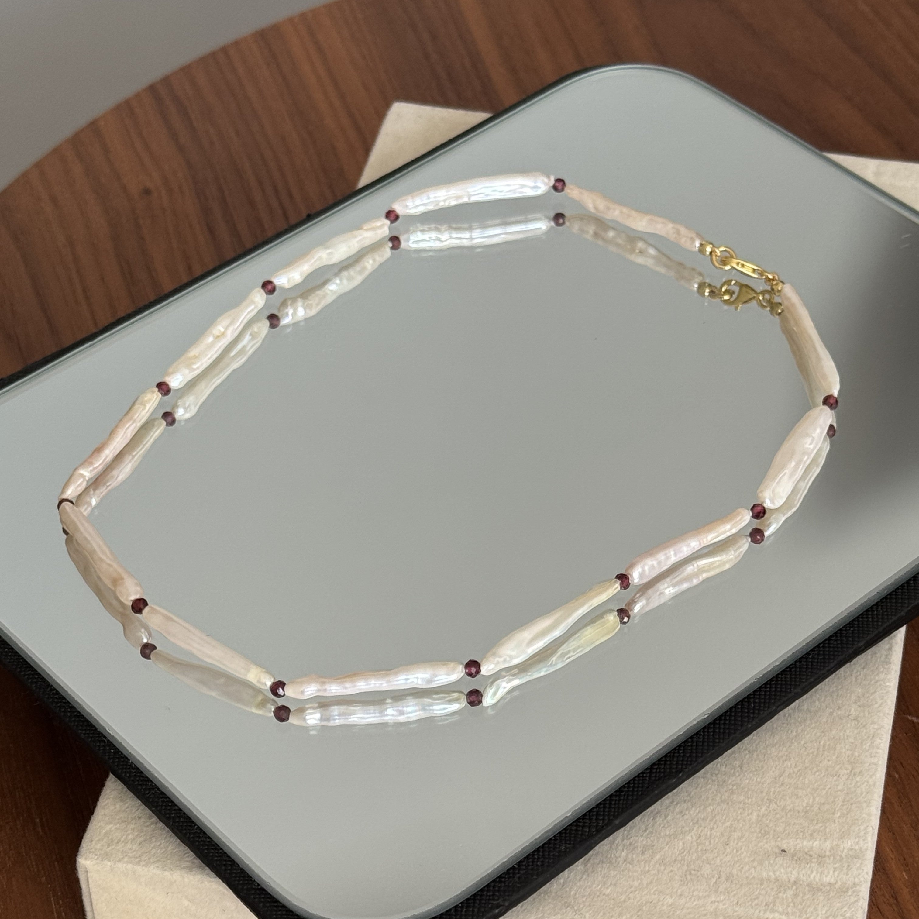 COLLANA PERLE STICK