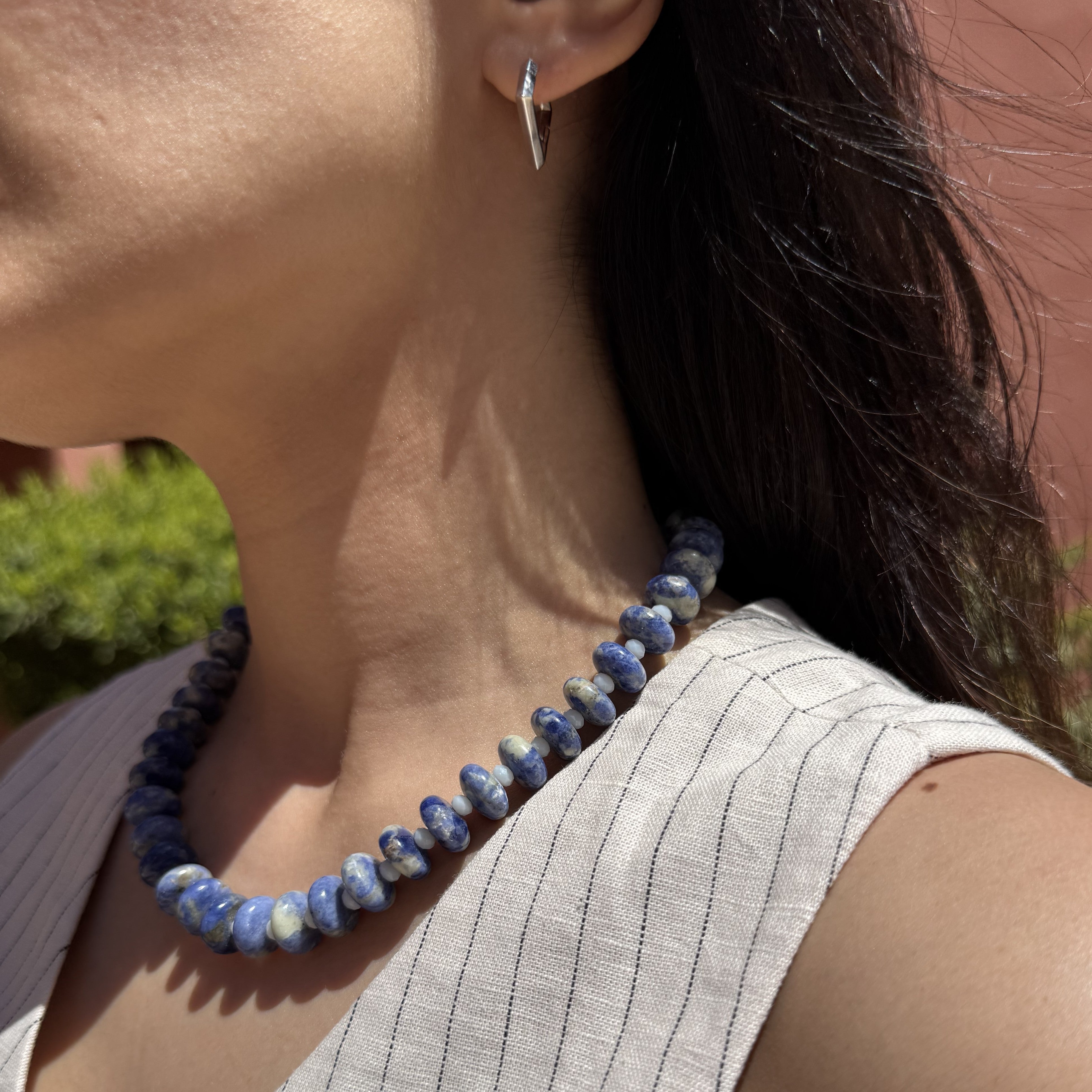 COLLANA SODALITE & AGATA