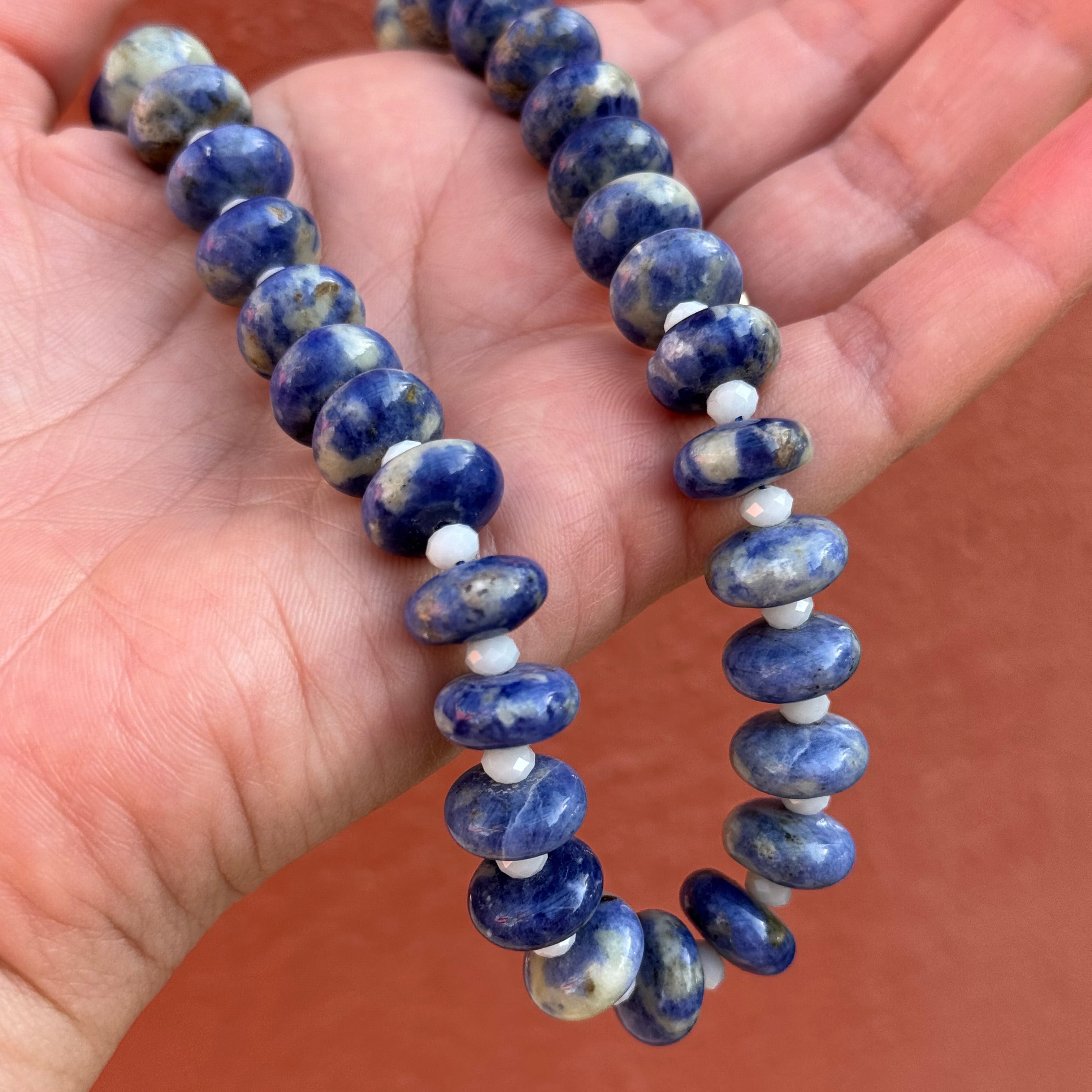 COLLANA SODALITE & AGATA