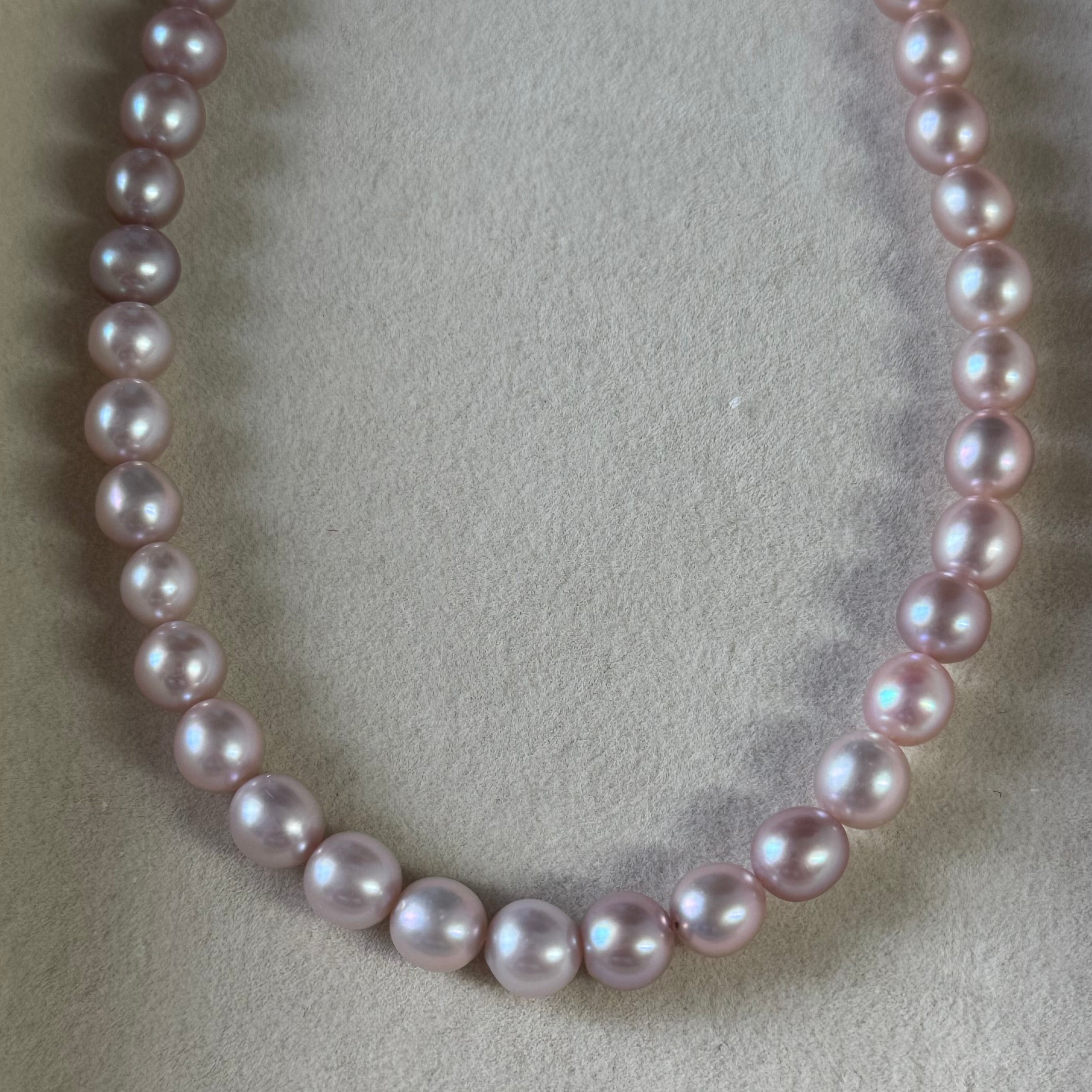COLLANA PERLE ROSA